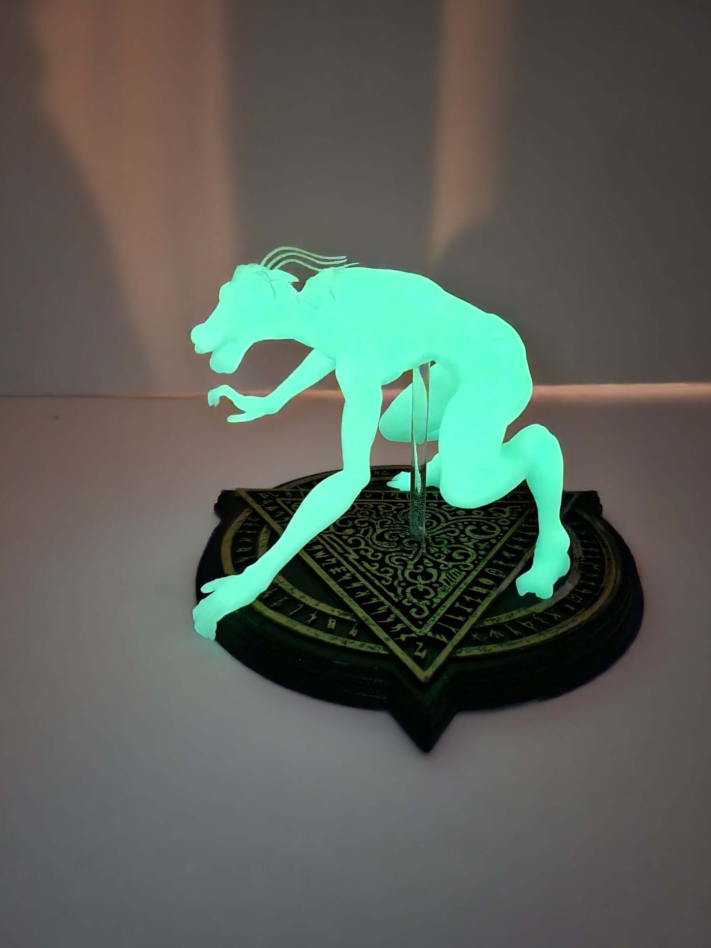 3D Printed Glow-in-the-Dark Tikbalang - Unleash the Mythical Horror! - Spectral Ink Shop - Figurine -SIP-F-TIK-GLOW