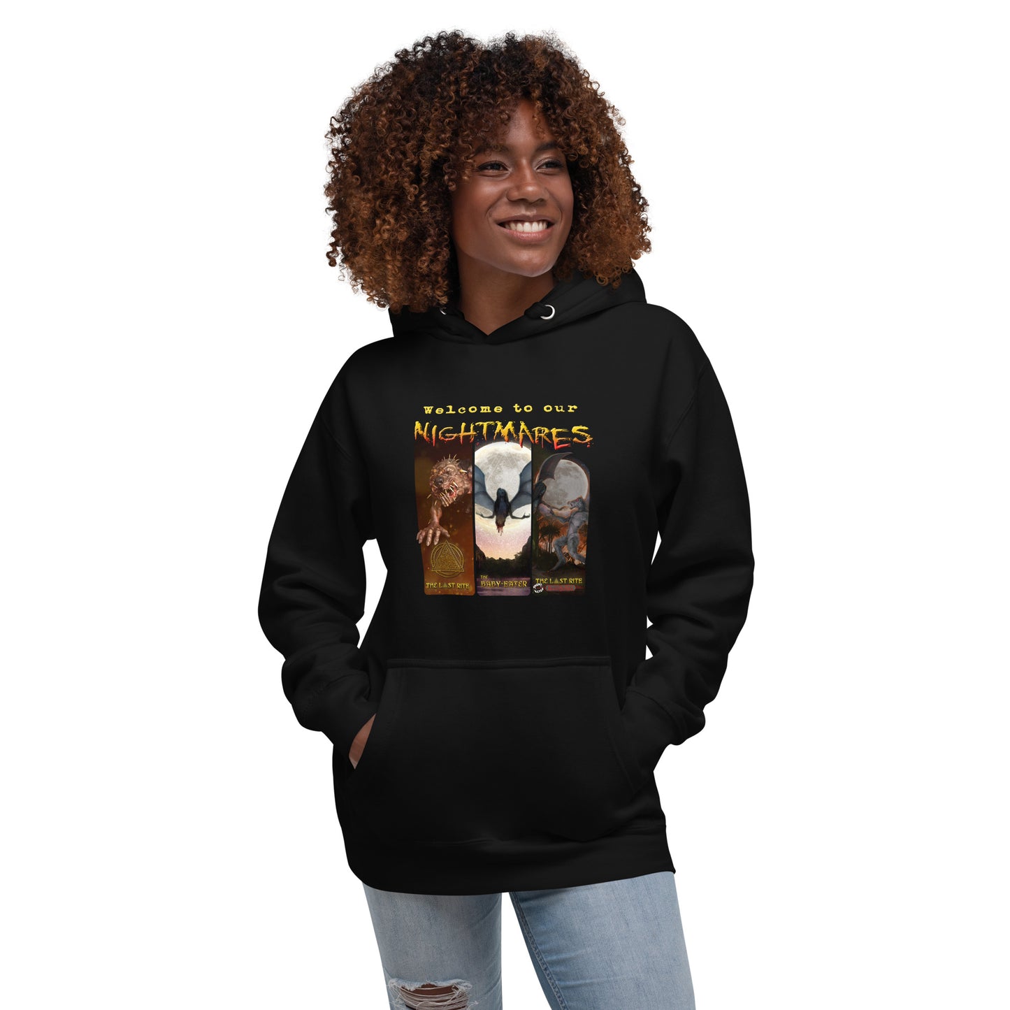 Welcome to our Nightmares | Unisex Hoodie - Embrace the Shadows