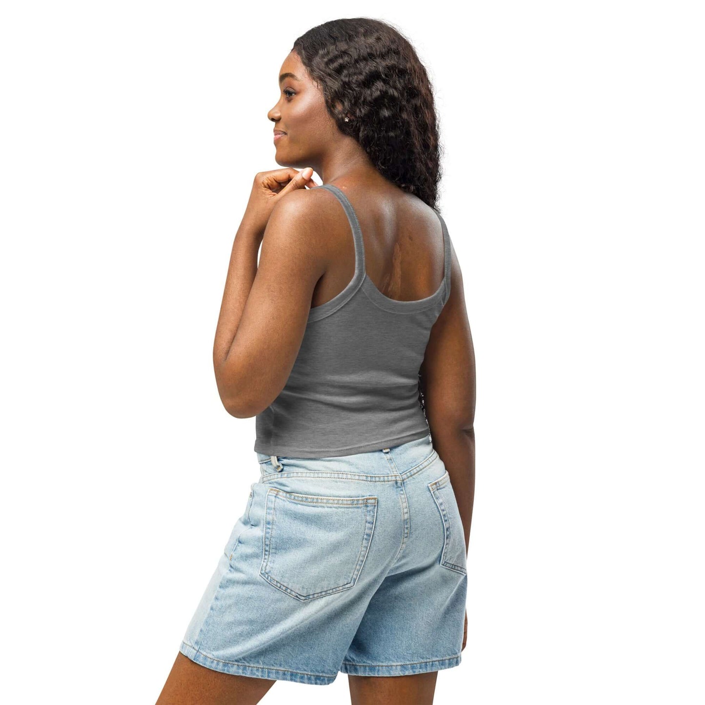 Woman's micro-rib tank top - Intergalactic Space Force - The Cherub Threat