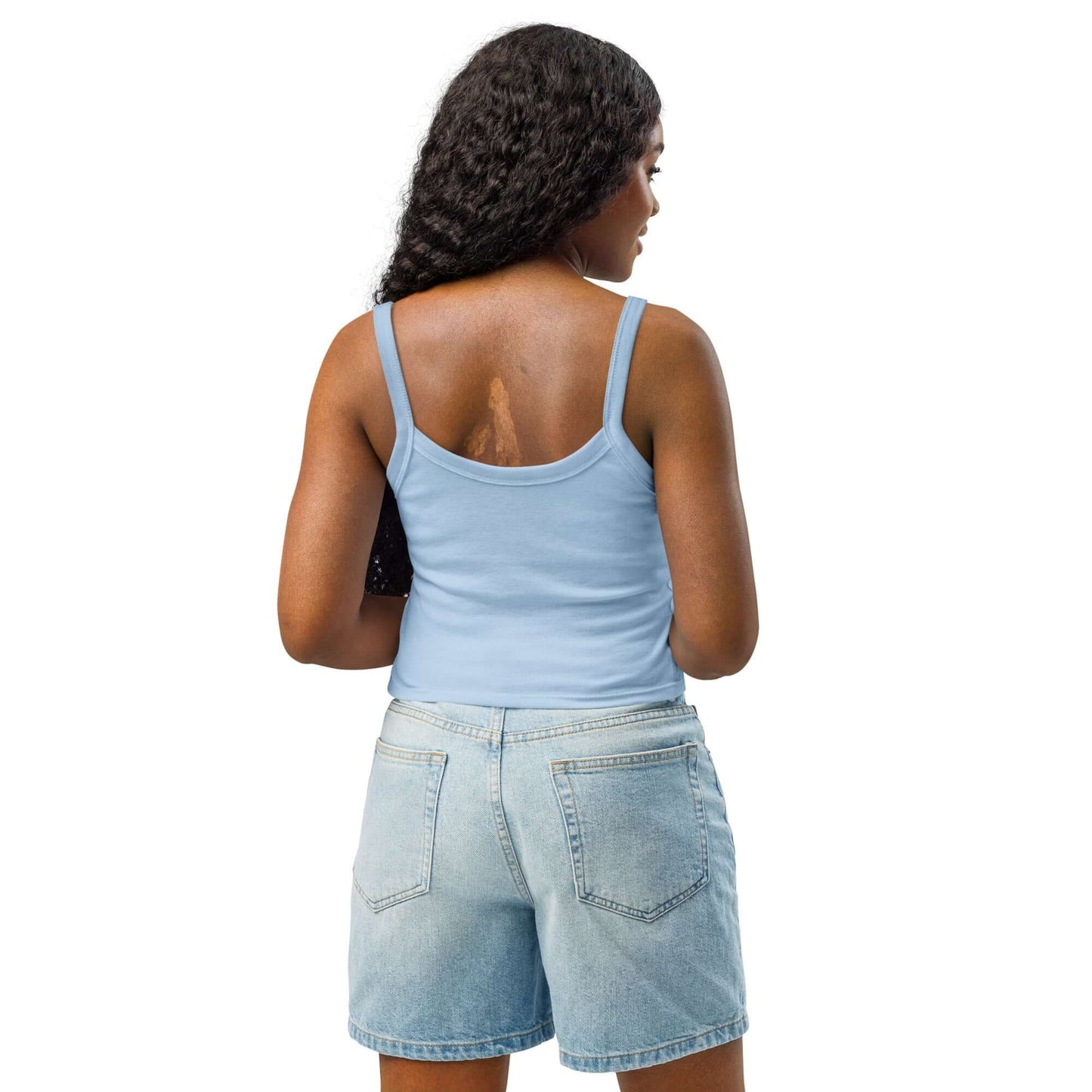 Woman's micro-rib tank top - Intergalactic Space Force - The Cherub Threat