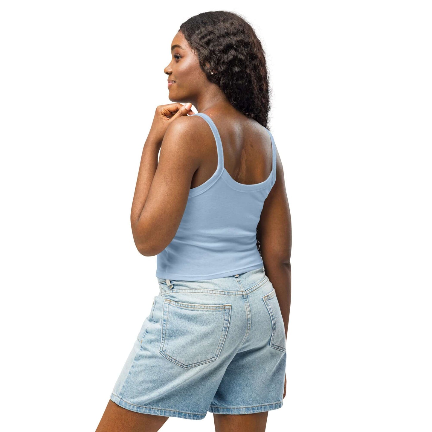 Woman's micro-rib tank top - Intergalactic Space Force - The Cherub Threat