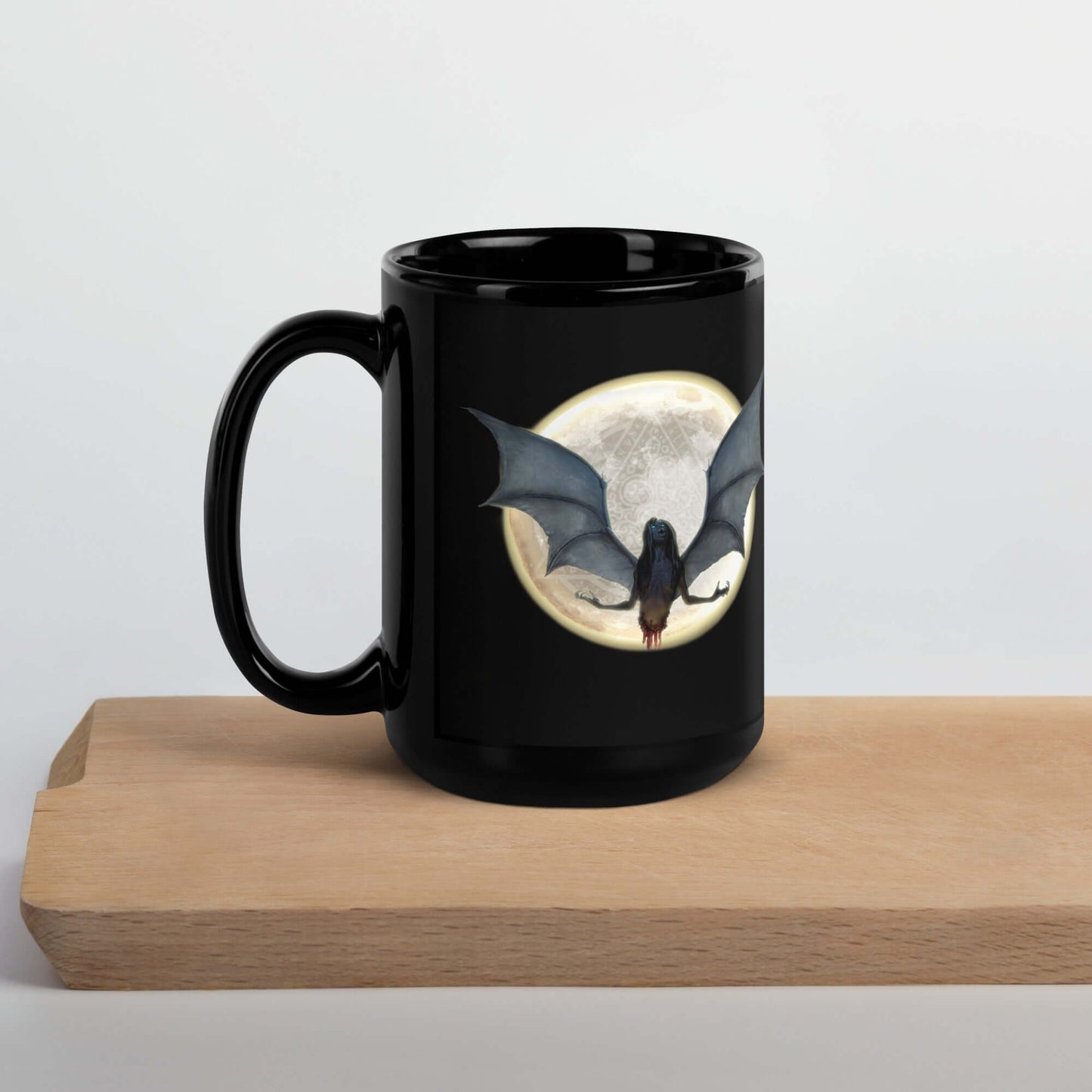 Black Glossy Mug | The Baby-Eater | Definition - Spectral Ink Shop - Mug -8899275_9323