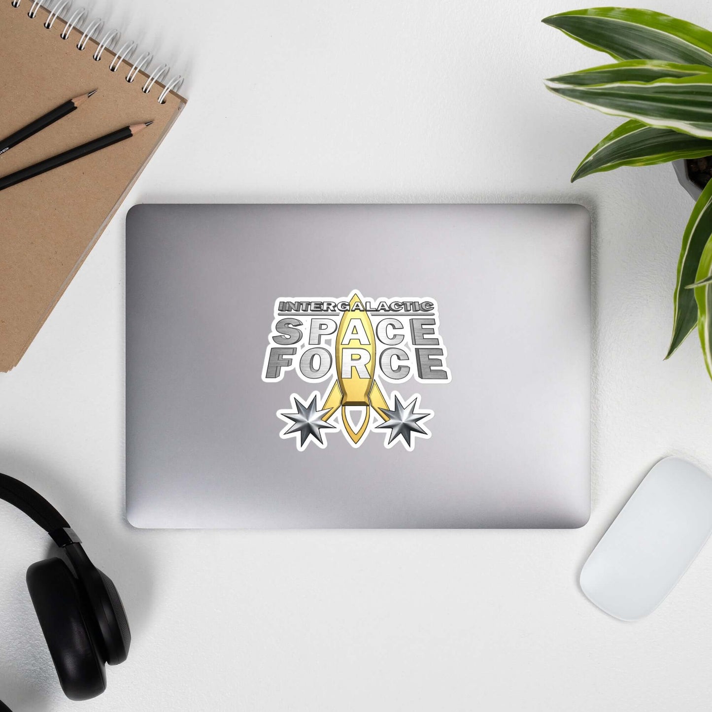 Bubble-free stickers | Intergalactic Space Force | Logo - Spectral Ink Shop - Stickers -2015980_10165