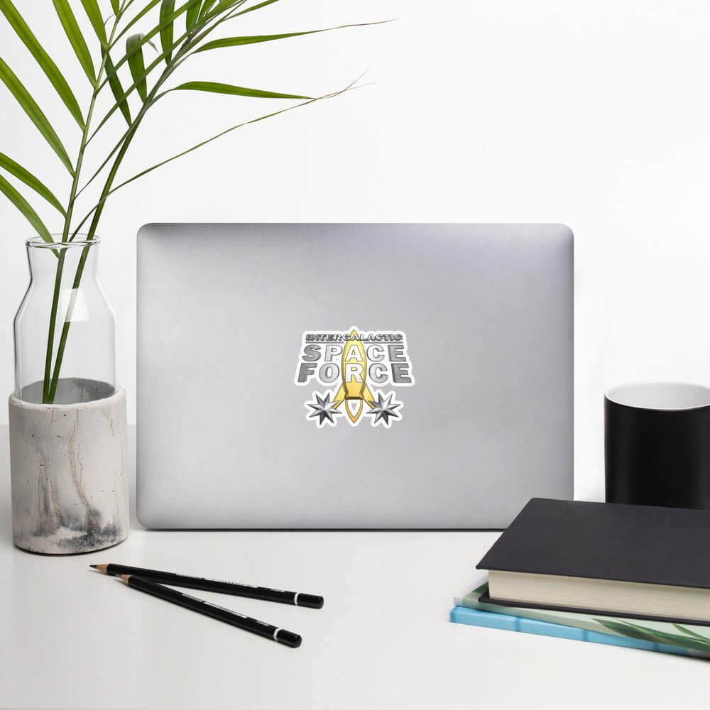 Bubble-free stickers | Intergalactic Space Force | Logo - Spectral Ink Shop - Stickers -2015980_10164