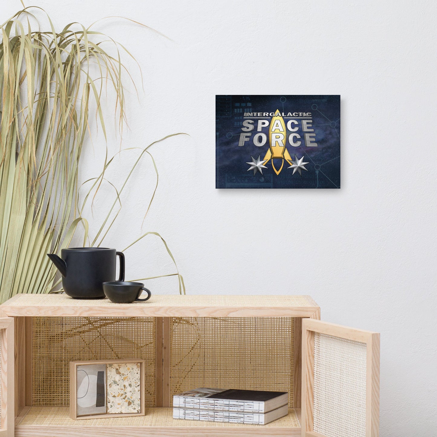 Canvas Print | Intergalactic Space Force - Spectral Ink Shop - Canvas Print -5286245_5