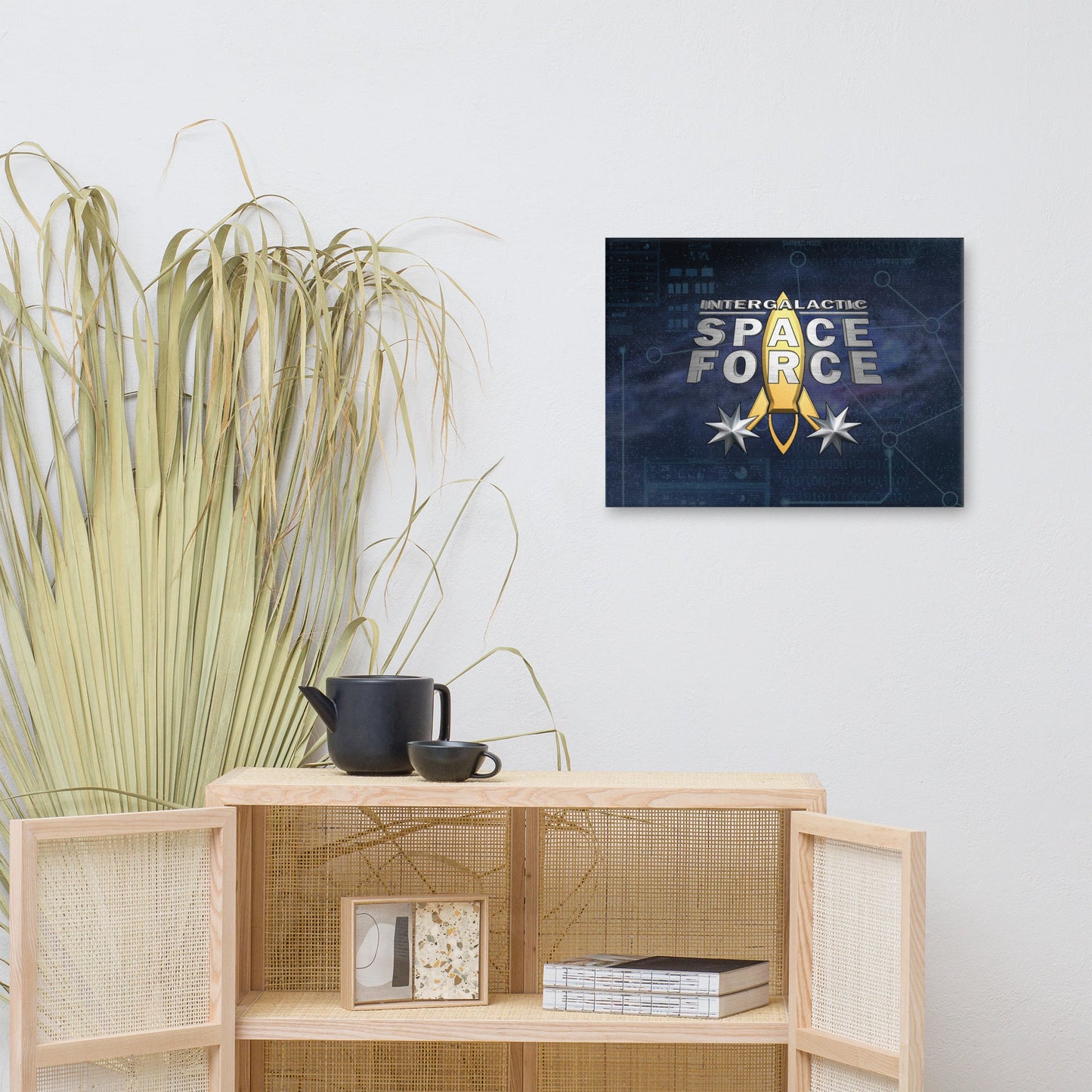 Canvas Print | Intergalactic Space Force - Spectral Ink Shop - Canvas Print -5286245_7