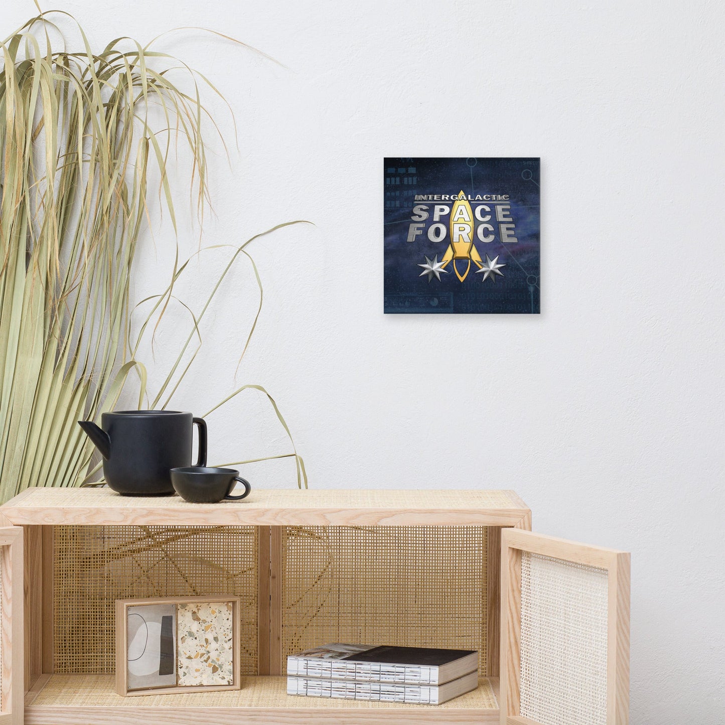 Canvas Print | Intergalactic Space Force - Spectral Ink Shop - Canvas Print -5286245_823