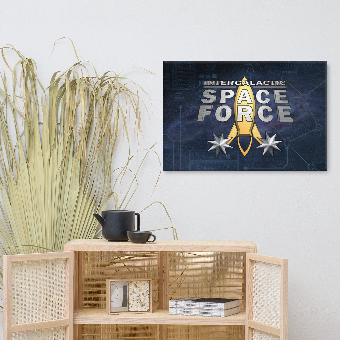 Canvas Print | Intergalactic Space Force - Spectral Ink Shop - Canvas Print -5286245_825