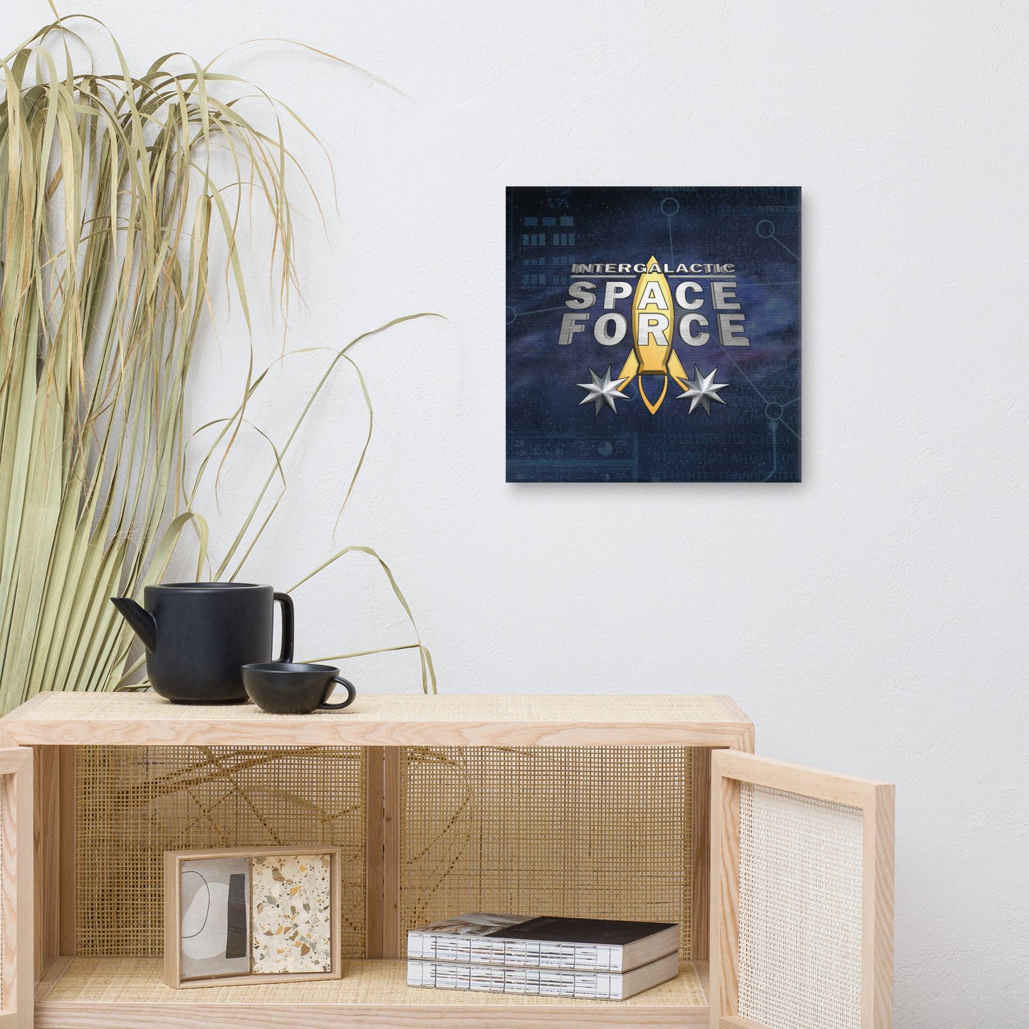 Canvas Print | Intergalactic Space Force - Spectral Ink Shop - Canvas Print -5286245_824