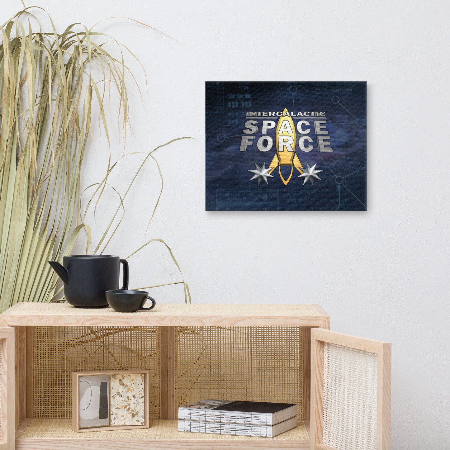 Canvas Print | Intergalactic Space Force - Spectral Ink Shop - Canvas Print -5286245_6