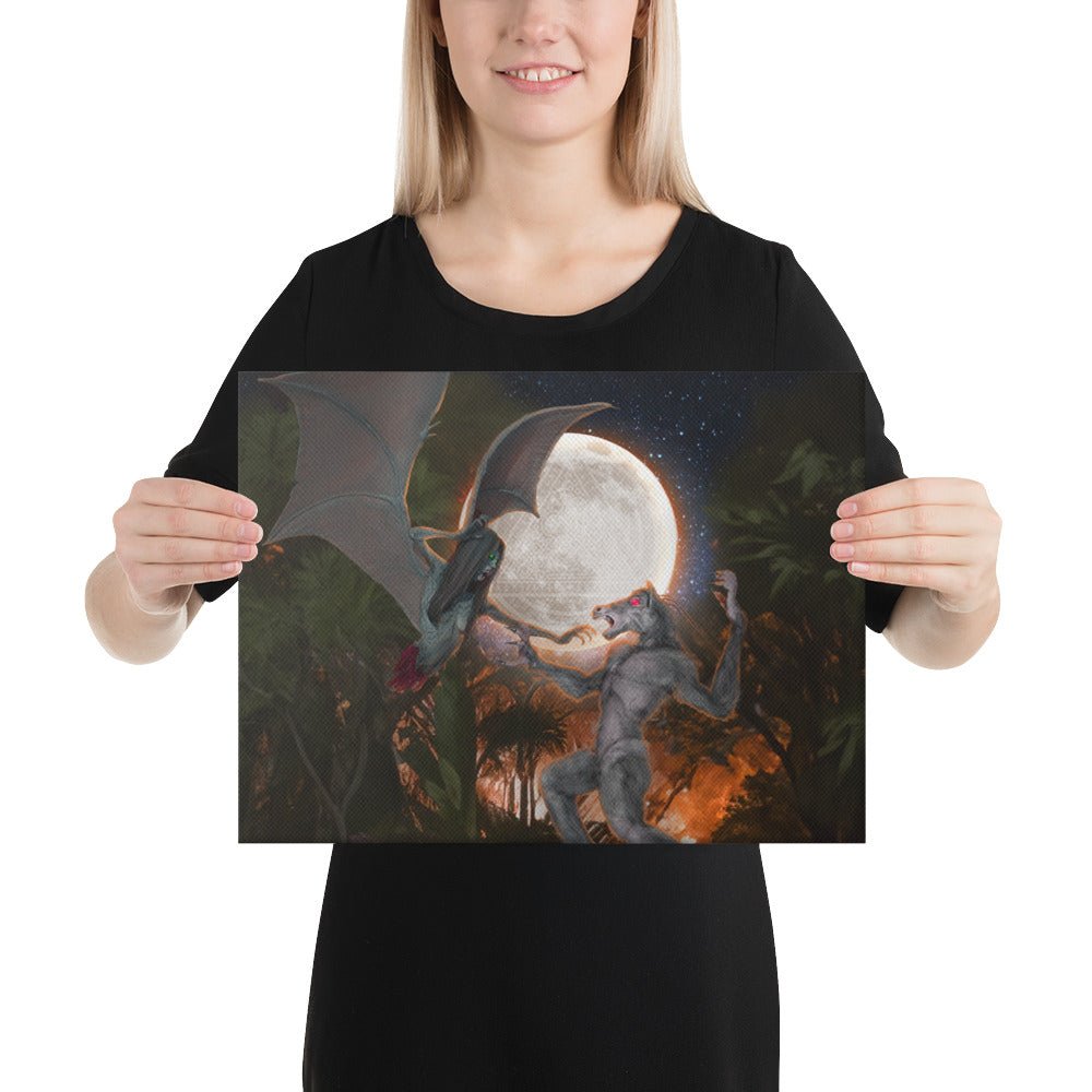 Canvas Print | The Last Rite : Short Bites | Manananggal vs Tikbalang - Spectral Ink Shop - Canvas Print -8630846_5
