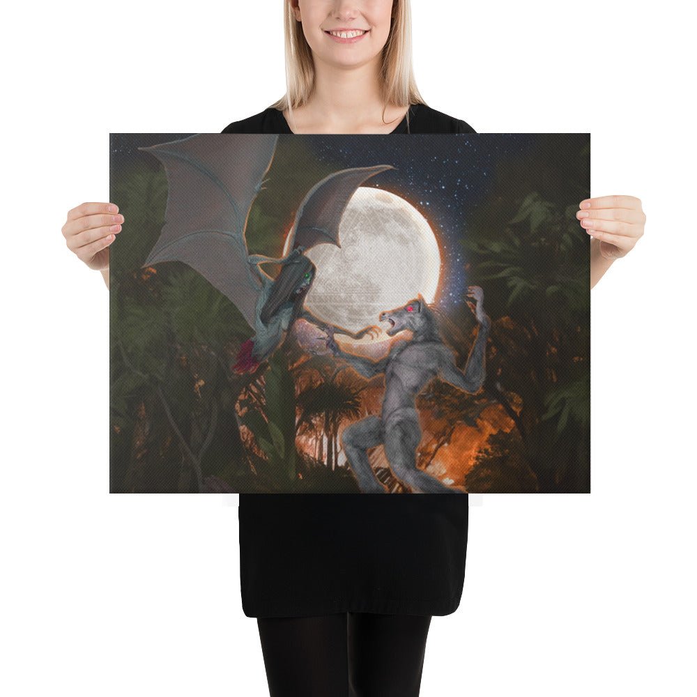 Canvas Print | The Last Rite : Short Bites | Manananggal vs Tikbalang - Spectral Ink Shop - Canvas Print -8630846_7