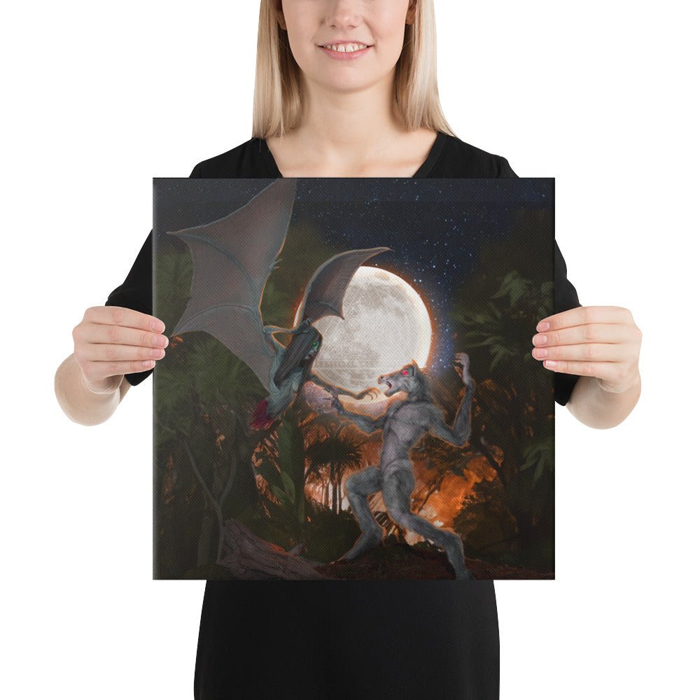 Canvas Print | The Last Rite : Short Bites | Manananggal vs Tikbalang - Spectral Ink Shop - Canvas Print -8630846_824