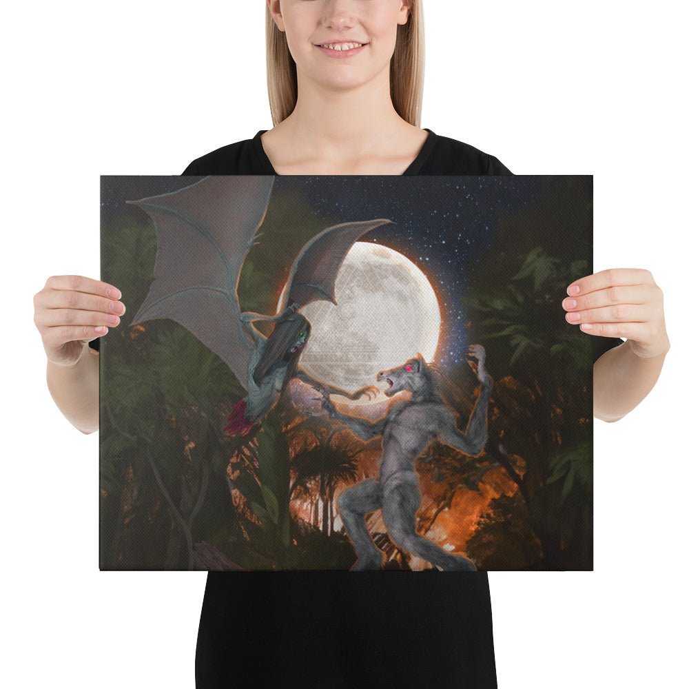 Canvas Print | The Last Rite : Short Bites | Manananggal vs Tikbalang - Spectral Ink Shop - Canvas Print -8630846_6