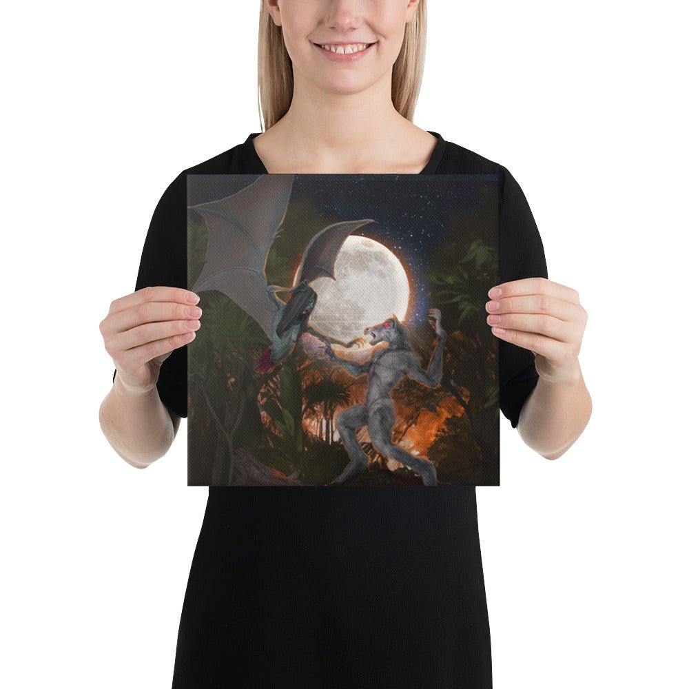 Canvas Print | The Last Rite : Short Bites | Manananggal vs Tikbalang - Spectral Ink Shop - Canvas Print -8630846_823