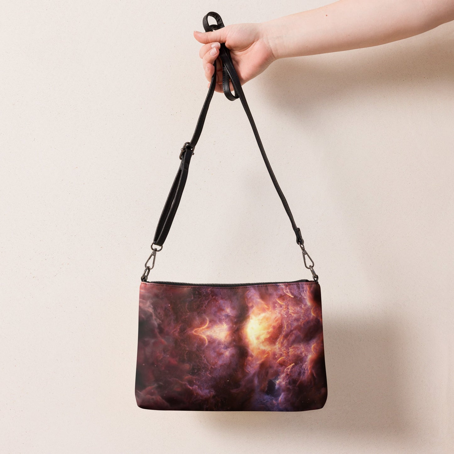 Crossbody bag |Intergalactic Space Force 2 | Nebula - Spectral Ink Shop - Crossbody bag -4068602_16708