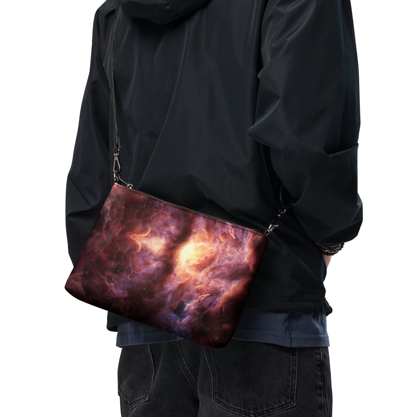 Crossbody bag |Intergalactic Space Force 2 | Nebula - Spectral Ink Shop - Crossbody bag -4068602_16708