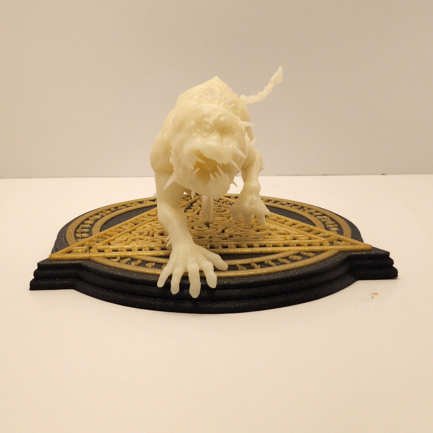 Dare to Unleash the Terror: The 3D Printed Glow-in-the-Dark Dog Monster from "The Last Rite" - Spectral Ink Shop - Figurine -