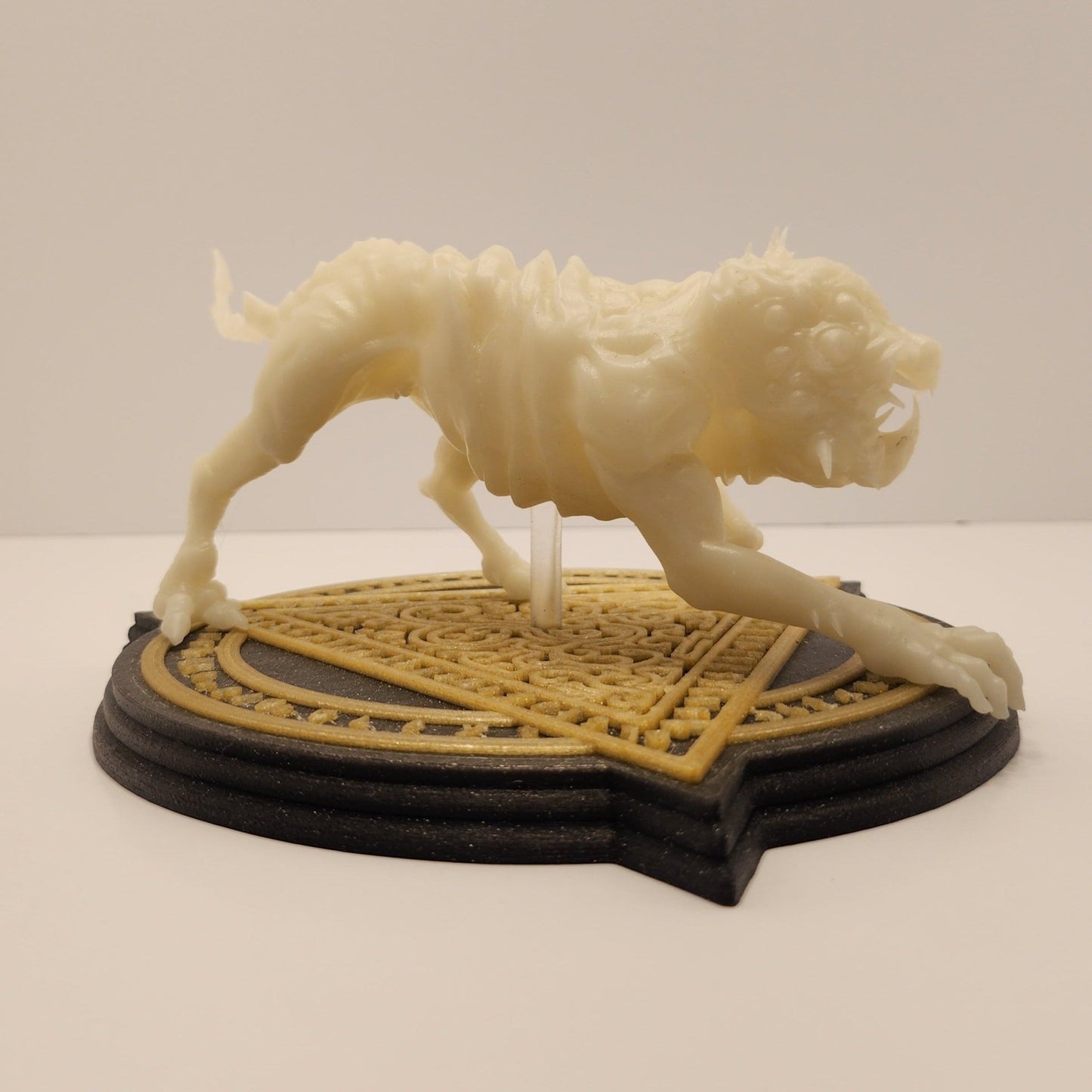 Dare to Unleash the Terror: The 3D Printed Glow-in-the-Dark Dog Monster from "The Last Rite" - Spectral Ink Shop - Figurine -