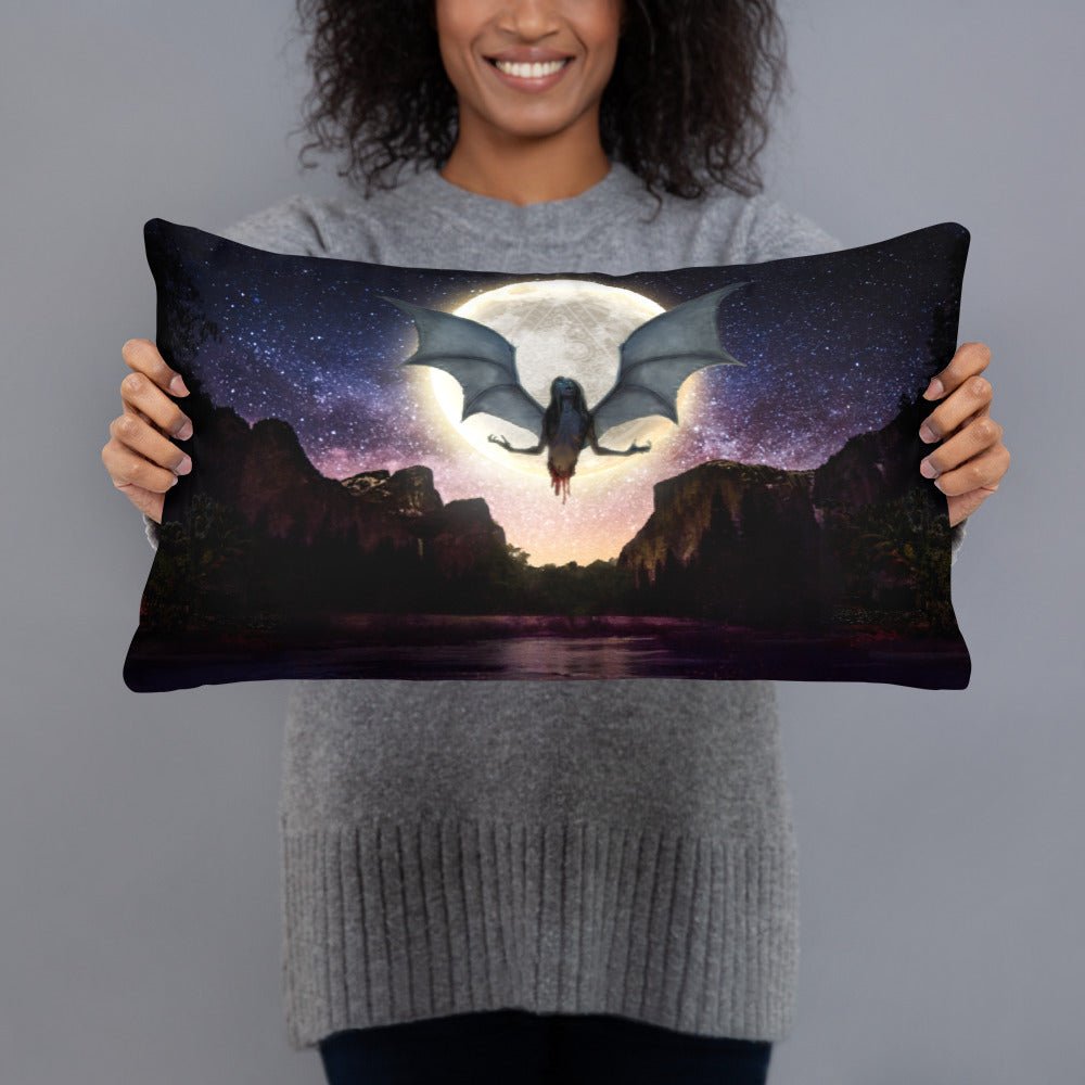 Decorative Throw Pillow | The Baby-Eater (without title) - Spectral Ink Shop - Throw Pillows -5351145_9513