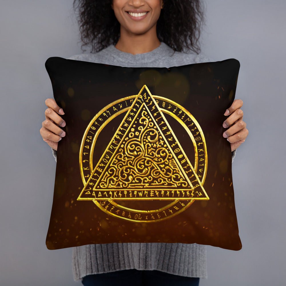 Decorative Throw Pillow | The Last Rite | Tattoo - Spectral Ink Shop - Throw Pillows -2824853_4532