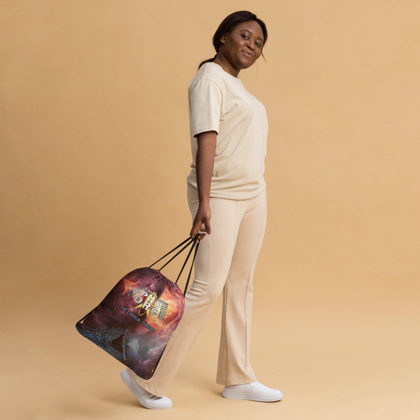 Drawstring bag | Intergalactic Space Force 2 - Spectral Ink Shop - Luggage & Bags -2274356_8894