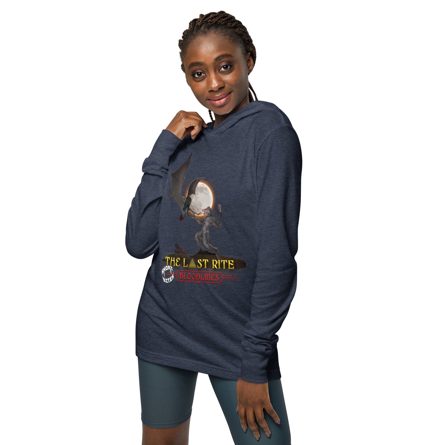 Hooded long-sleeve tee | The Last Rite : Short Bites | Bloodlines - Spectral Ink Shop - Long-sleeve shirt -3422734_17170