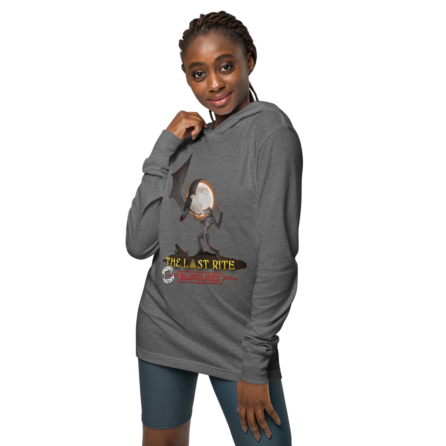 Hooded long-sleeve tee | The Last Rite : Short Bites | Bloodlines - Spectral Ink Shop - Long-sleeve shirt -3422734_17168