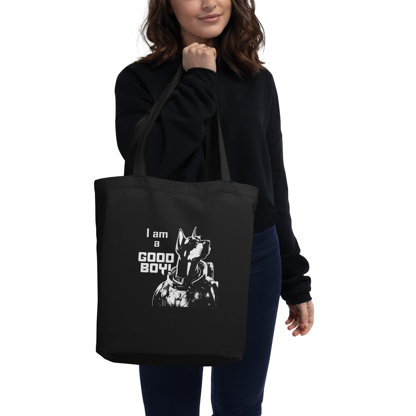 I Am a Good Boy Eco Tote Bag - Carry Your Belongings in Style! - Spectral Ink Shop - Tote bag -5528745_10457