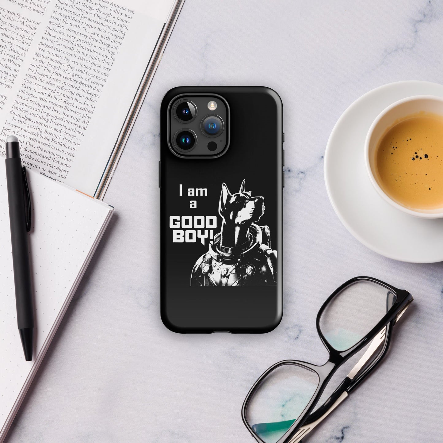 I Am a Good Boy Tough Case (Dark) for iPhone® - Protect Your Phone in Style! - Spectral Ink Shop - Mobile Phone Cases -5505253_17720