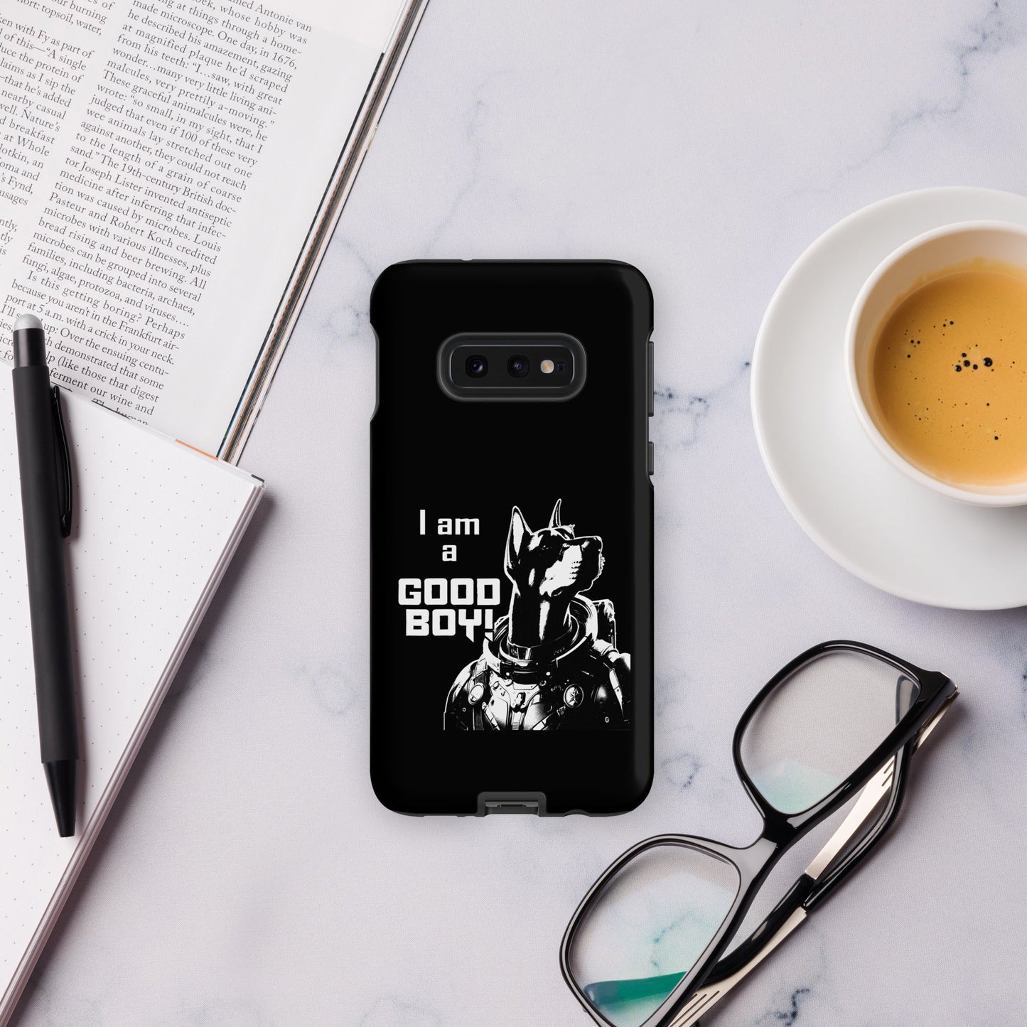 I Am a Good Boy Tough Case (Dark) for Samsung® - Protect Your Phone with General Major! - Spectral Ink Shop - Mobile Phone Cases -3003945_16974