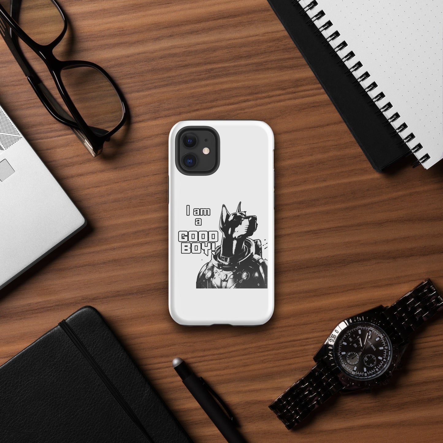 I Am a Good Boy Tough Case (Light) for iPhone® - Protect Your Phone in Style! - Spectral Ink Shop - Mobile Phone Cases -5296301_15385