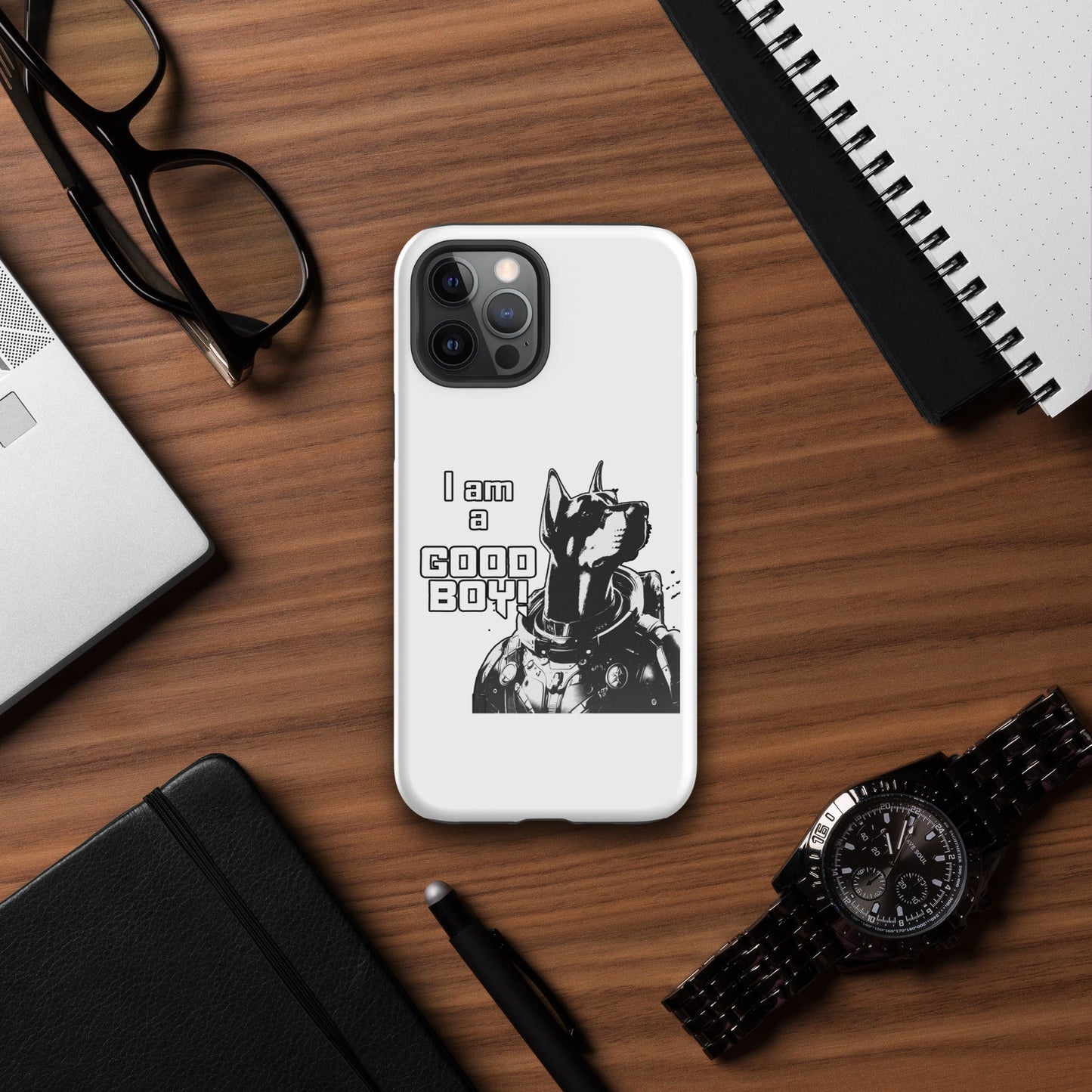 I Am a Good Boy Tough Case (Light) for iPhone® - Protect Your Phone in Style! - Spectral Ink Shop - Mobile Phone Cases -5296301_15387