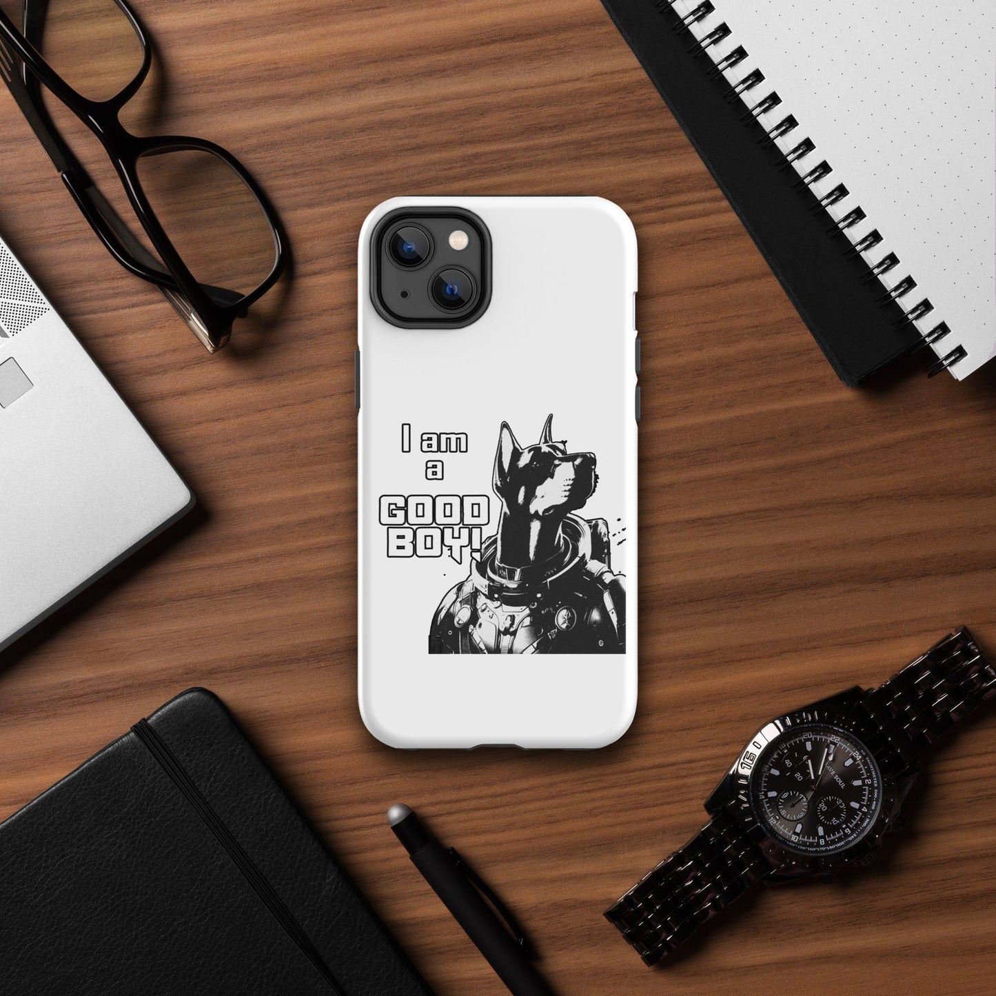 I Am a Good Boy Tough Case (Light) for iPhone® - Protect Your Phone in Style! - Spectral Ink Shop - Mobile Phone Cases -5296301_16129