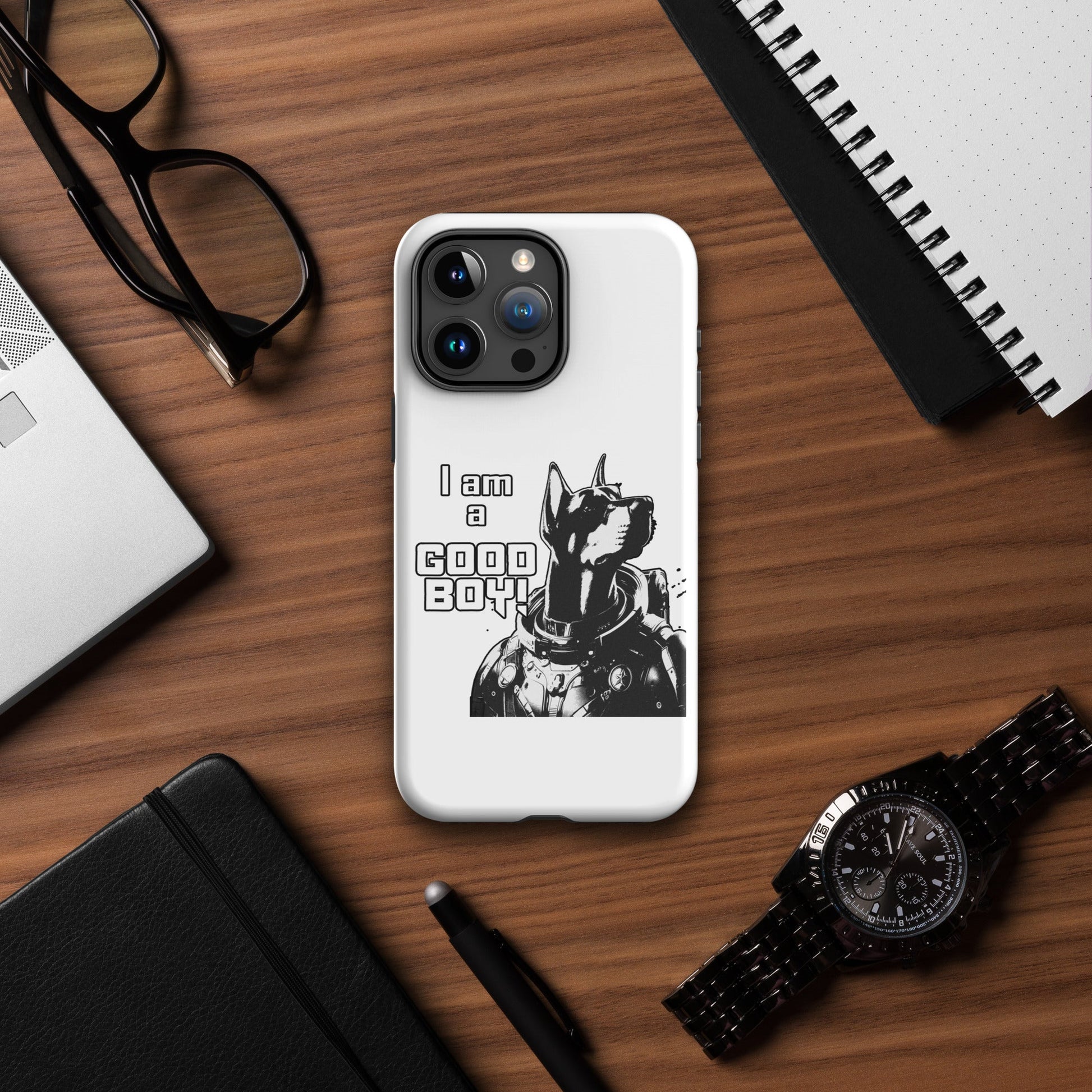 I Am a Good Boy Tough Case (Light) for iPhone® - Protect Your Phone in Style! - Spectral Ink Shop - Mobile Phone Cases -5296301_17721