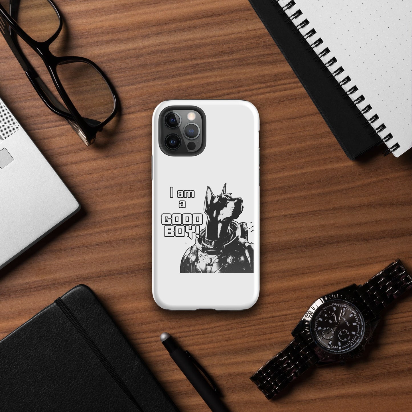 I Am a Good Boy Tough Case (Light) for iPhone® - Protect Your Phone in Style! - Spectral Ink Shop - Mobile Phone Cases -5296301_15386