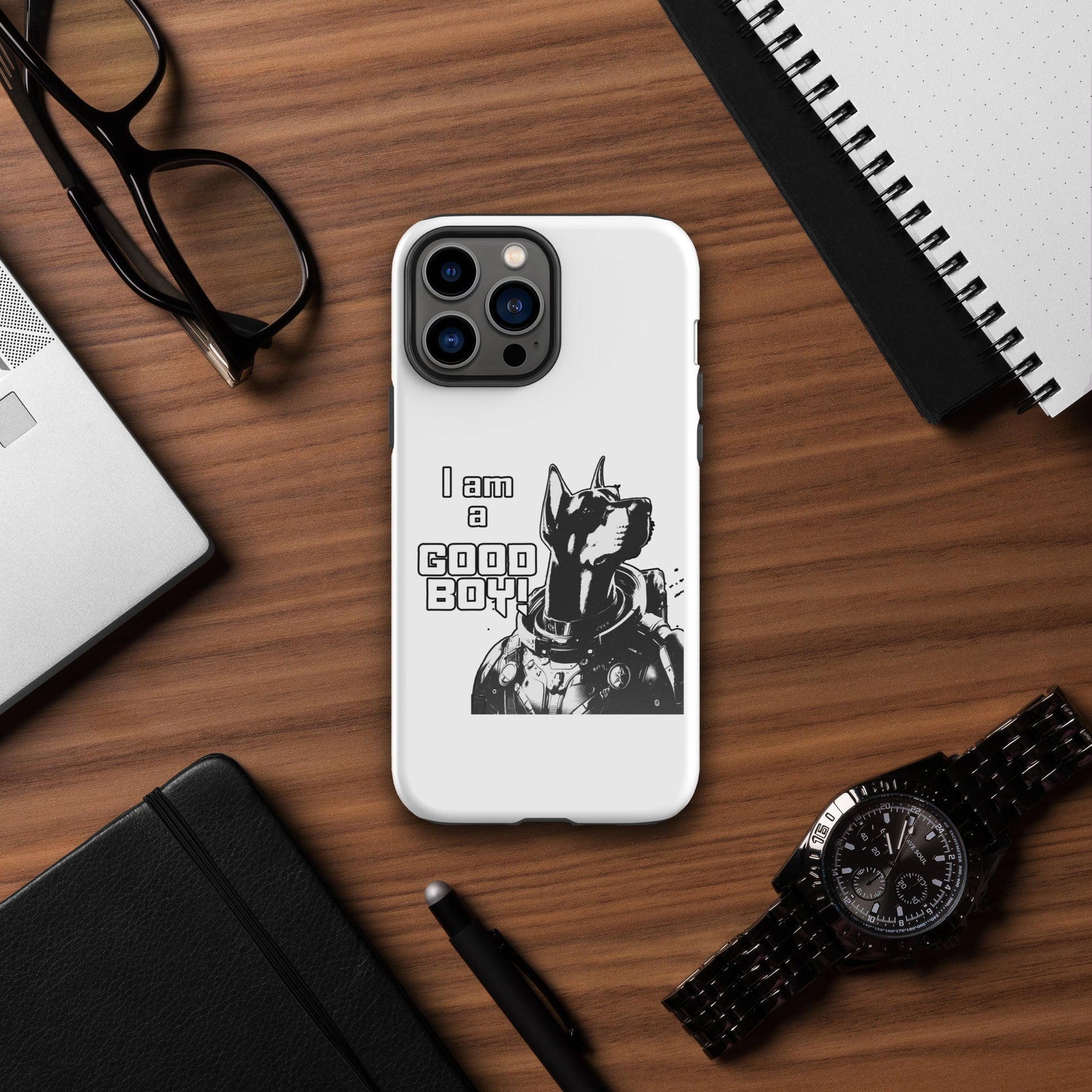 I Am a Good Boy Tough Case (Light) for iPhone® - Protect Your Phone in Style! - Spectral Ink Shop - Mobile Phone Cases -5296301_15391
