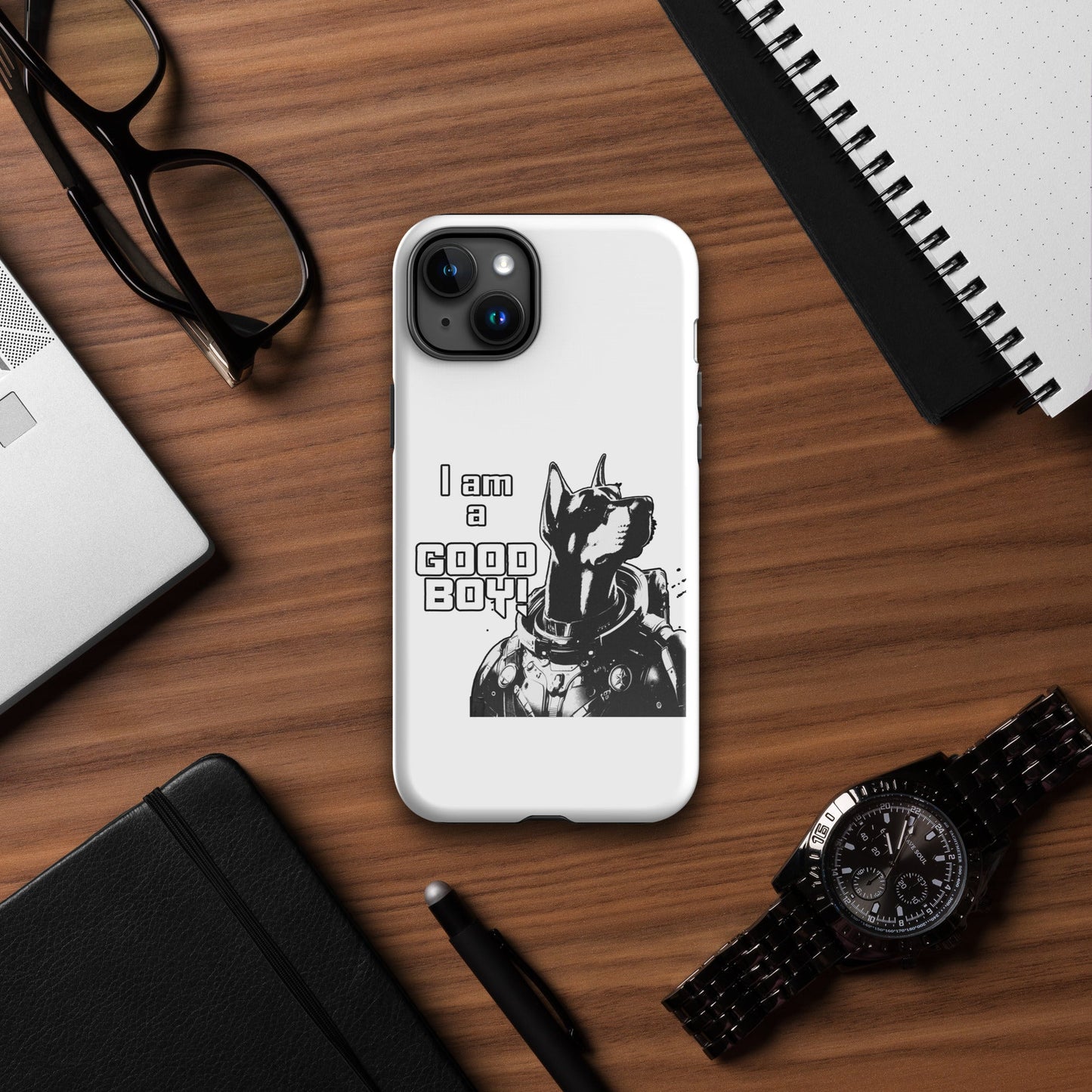 I Am a Good Boy Tough Case (Light) for iPhone® - Protect Your Phone in Style! - Spectral Ink Shop - Mobile Phone Cases -5296301_17716