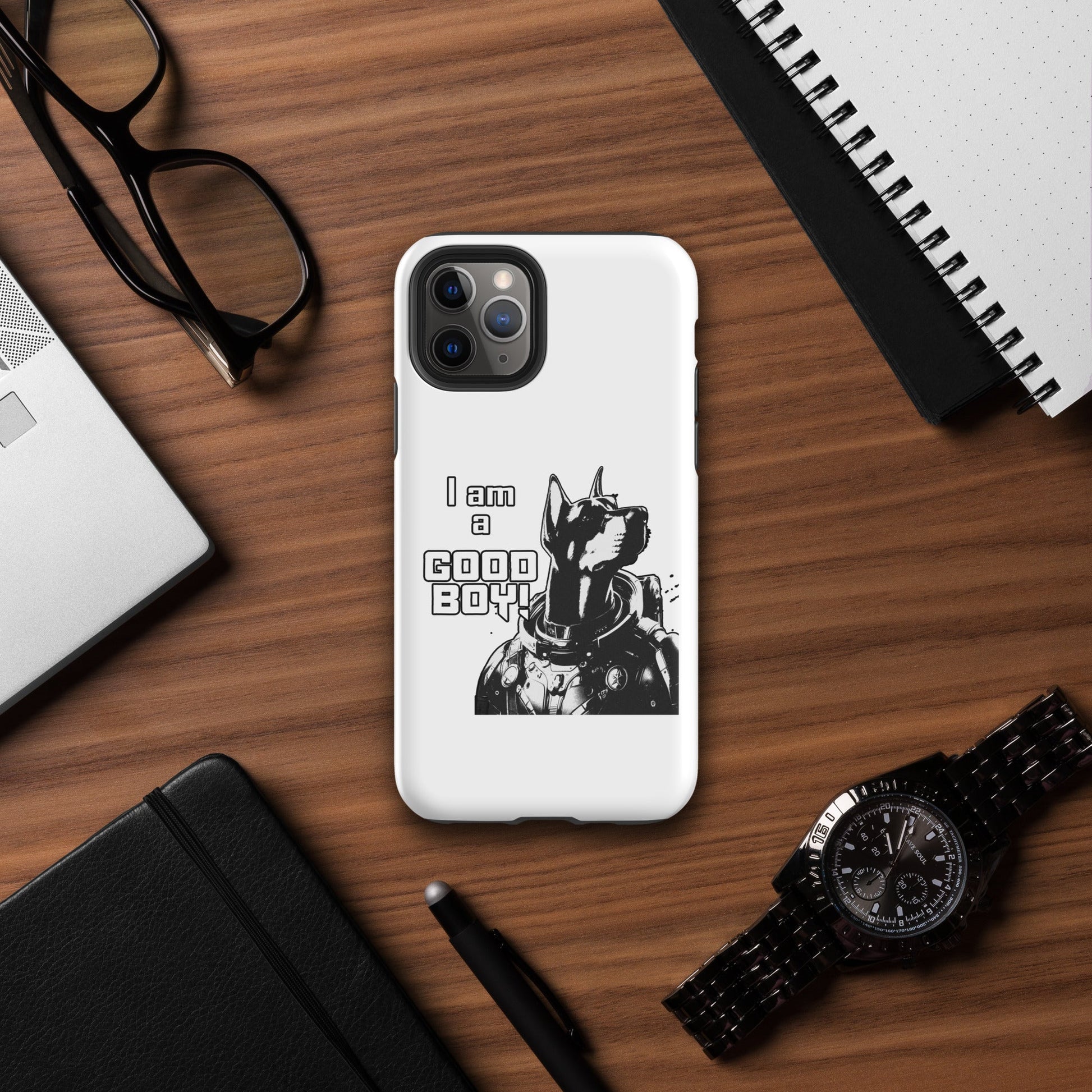 I Am a Good Boy Tough Case (Light) for iPhone® - Protect Your Phone in Style! - Spectral Ink Shop - Mobile Phone Cases -5296301_15393