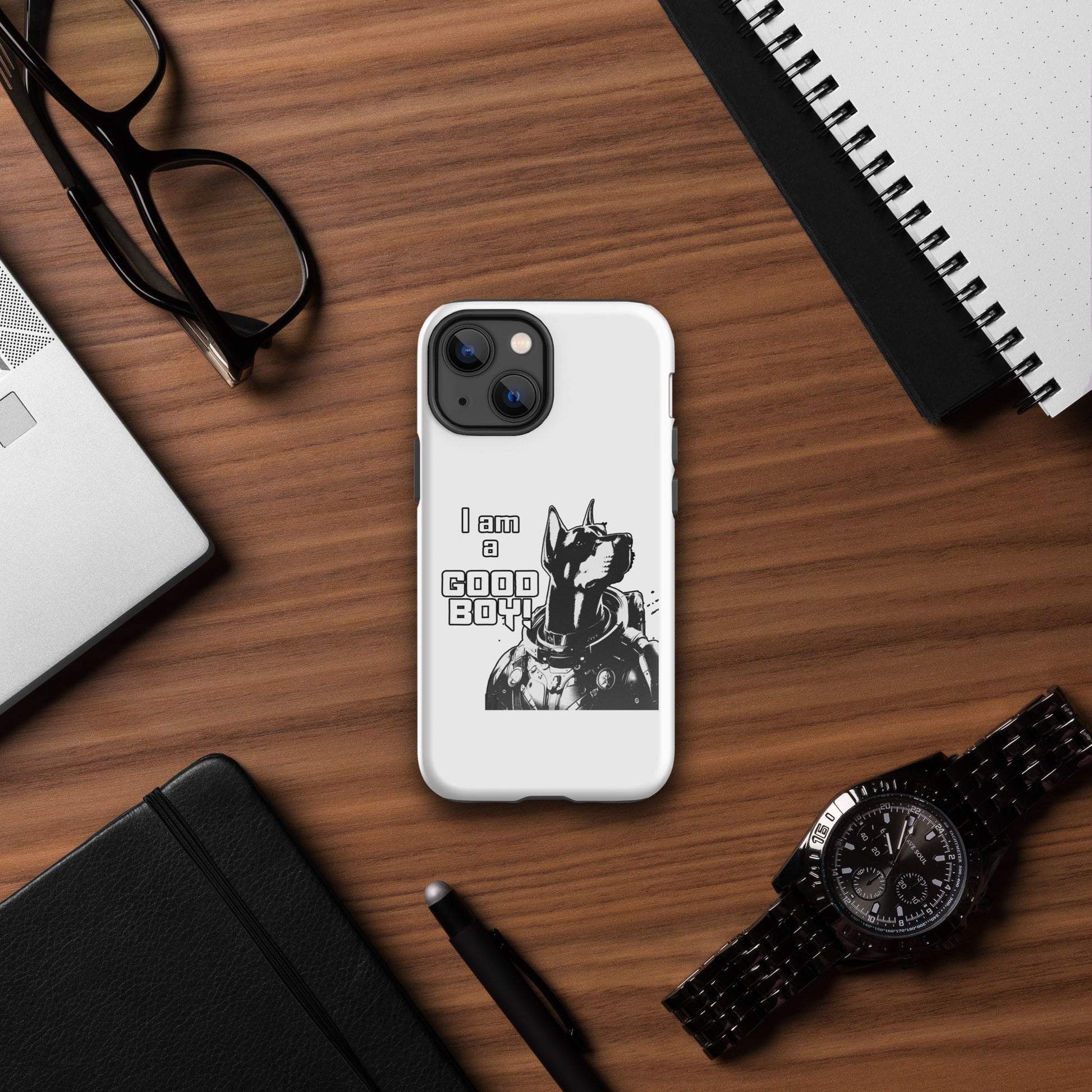 I Am a Good Boy Tough Case (Light) for iPhone® - Protect Your Phone in Style! - Spectral Ink Shop - Mobile Phone Cases -5296301_15389