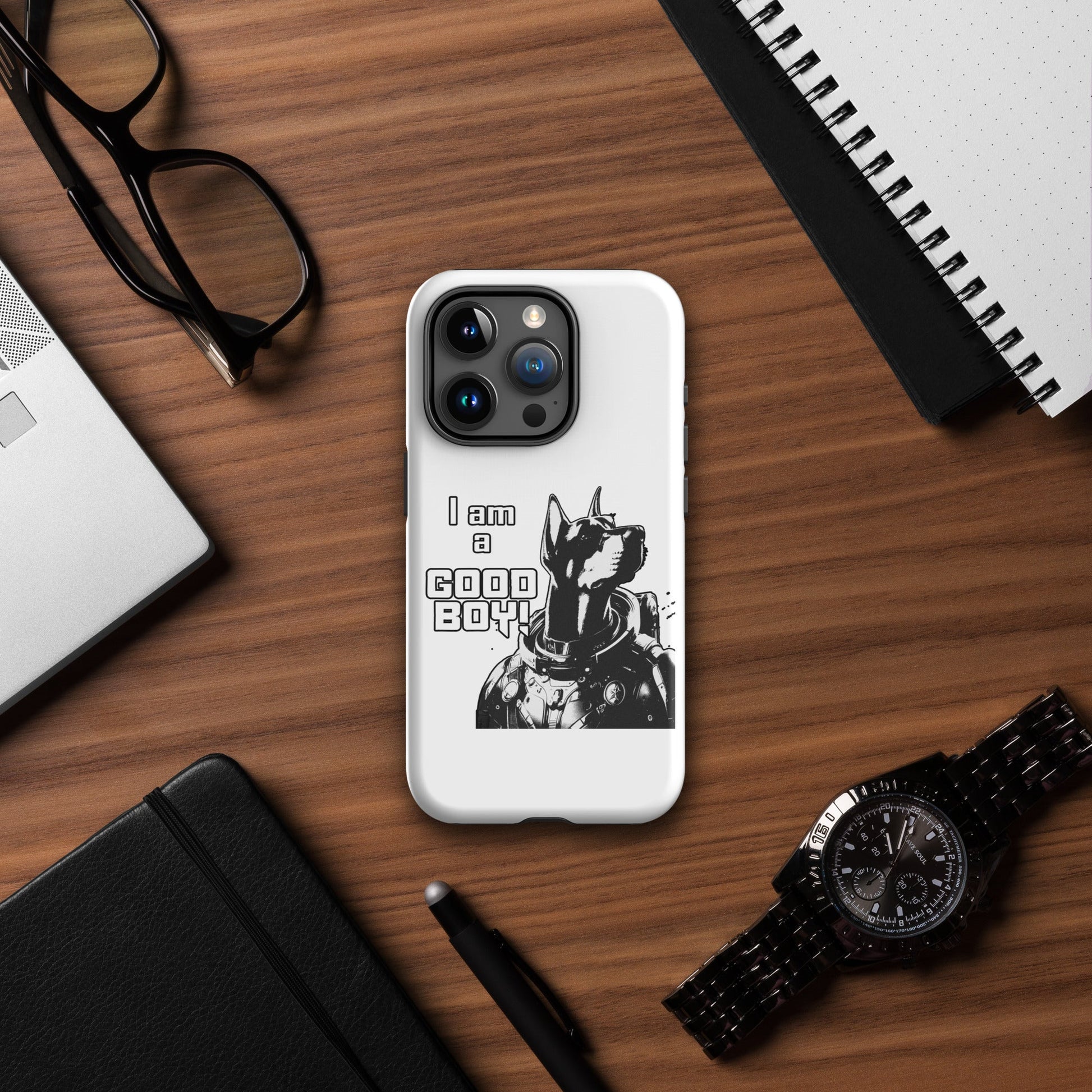 I Am a Good Boy Tough Case (Light) for iPhone® - Protect Your Phone in Style! - Spectral Ink Shop - Mobile Phone Cases -5296301_17719