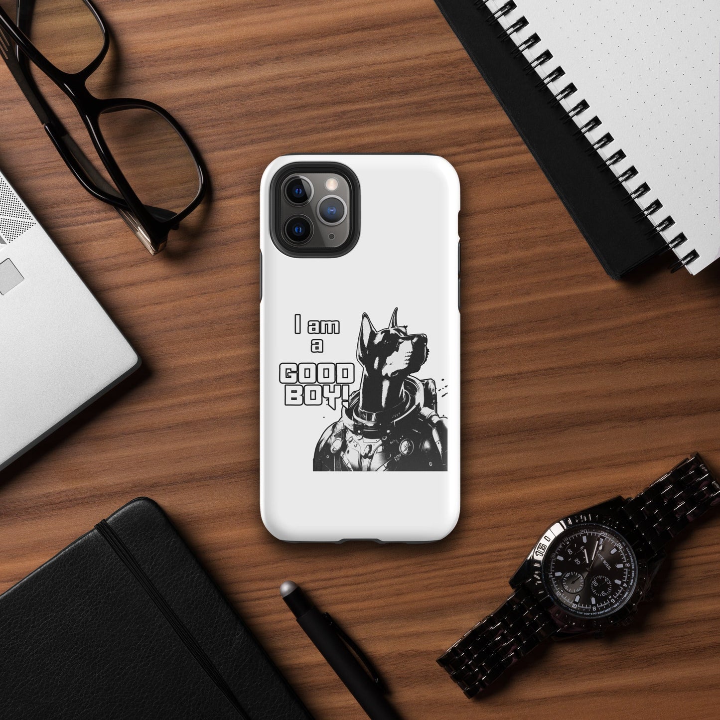 I Am a Good Boy Tough Case (Light) for iPhone® - Protect Your Phone in Style! - Spectral Ink Shop - Mobile Phone Cases -5296301_15382