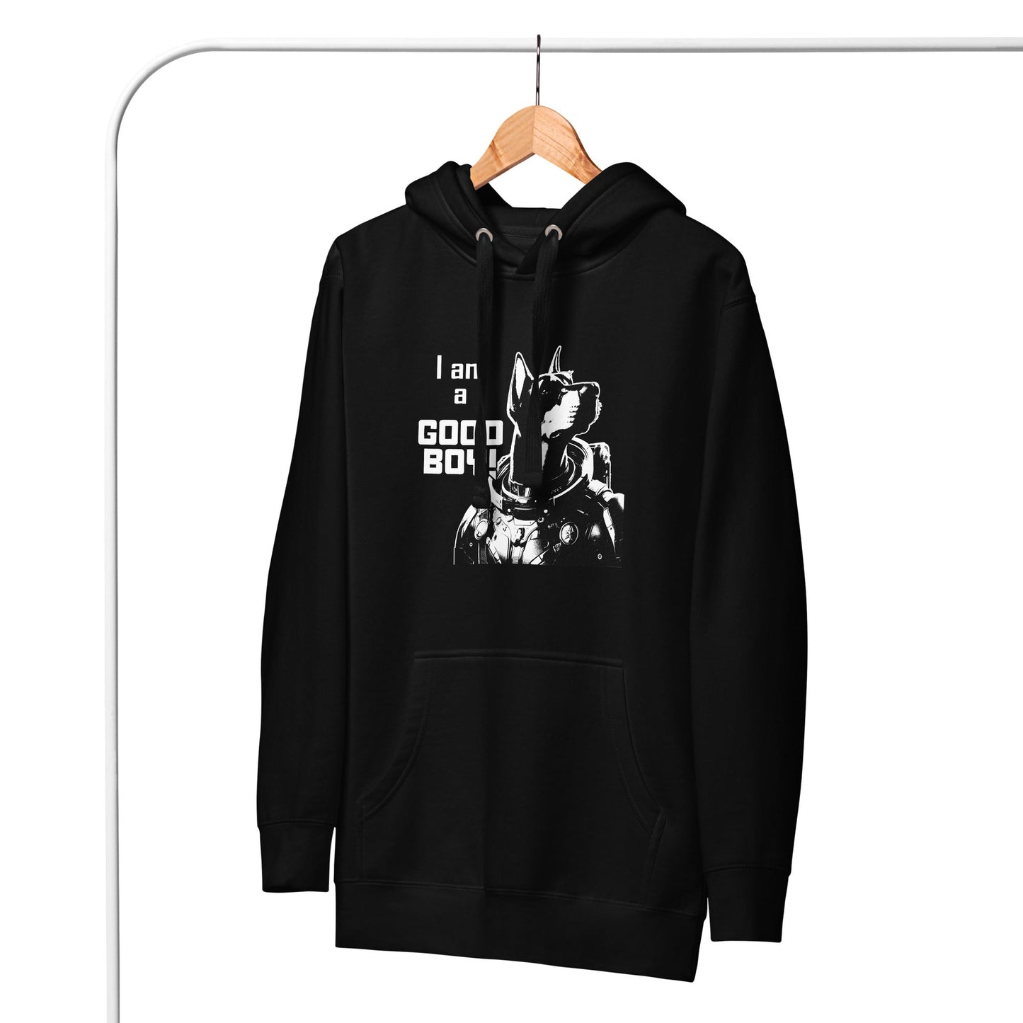 I Am a Good Boy Unisex Hoodie (Dark) - Join General Major in Saving the Galaxy! - Spectral Ink Shop - Sweaters and Hoodies -7202268_10779