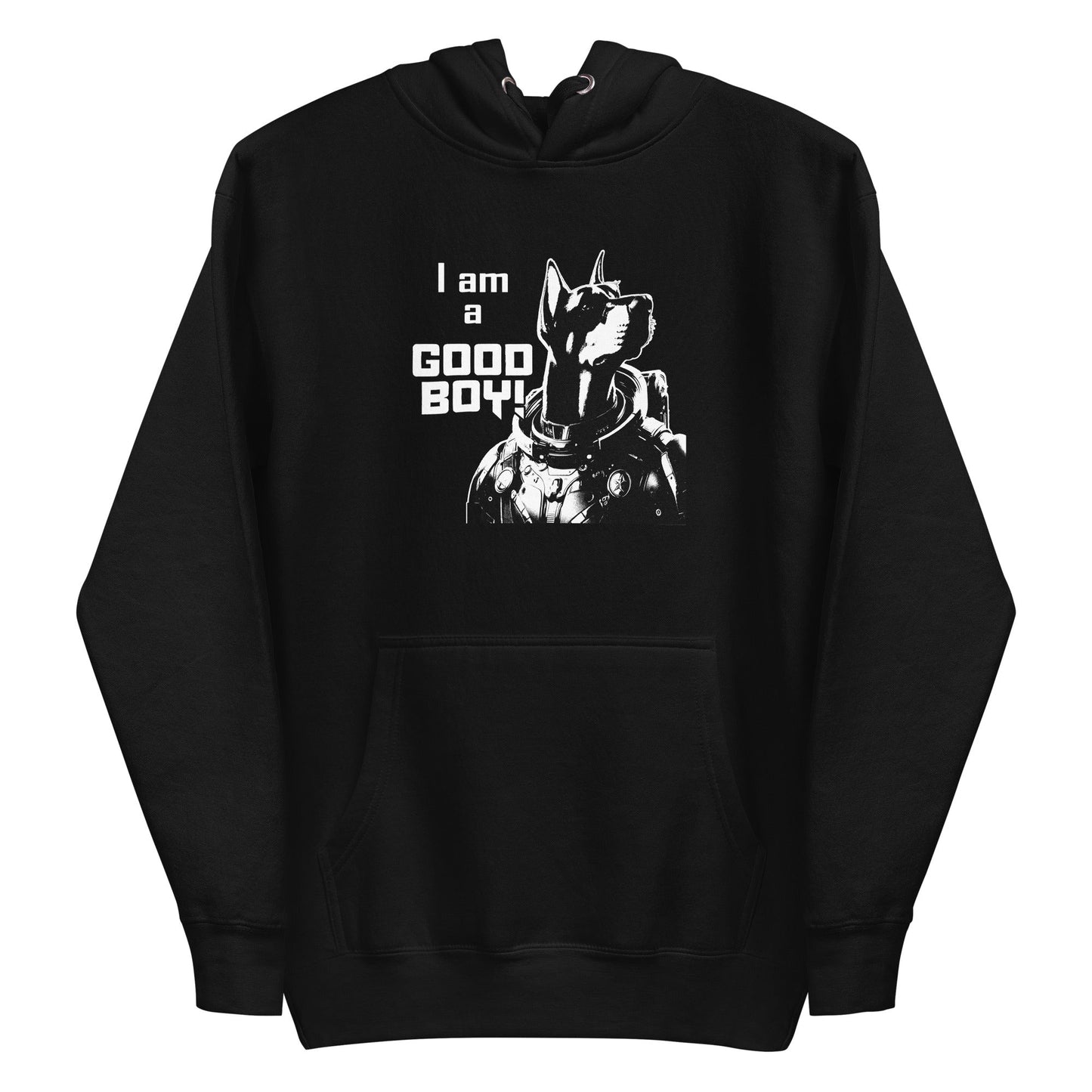 I Am a Good Boy Unisex Hoodie (Dark) - Join General Major in Saving the Galaxy! - Spectral Ink Shop - Sweaters and Hoodies -7202268_10779