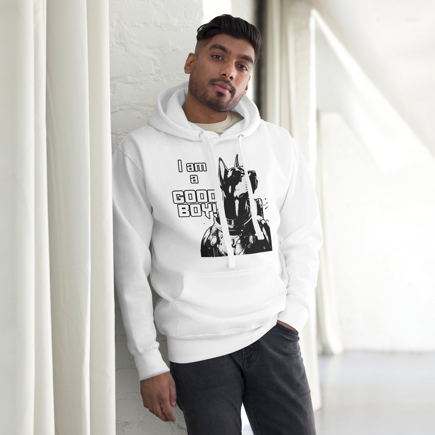 I Am a Good Boy Unisex Hoodie (Light) - Join General Major in Saving the Galaxy! - Spectral Ink Shop - Sweaters and Hoodies -6554613_10774