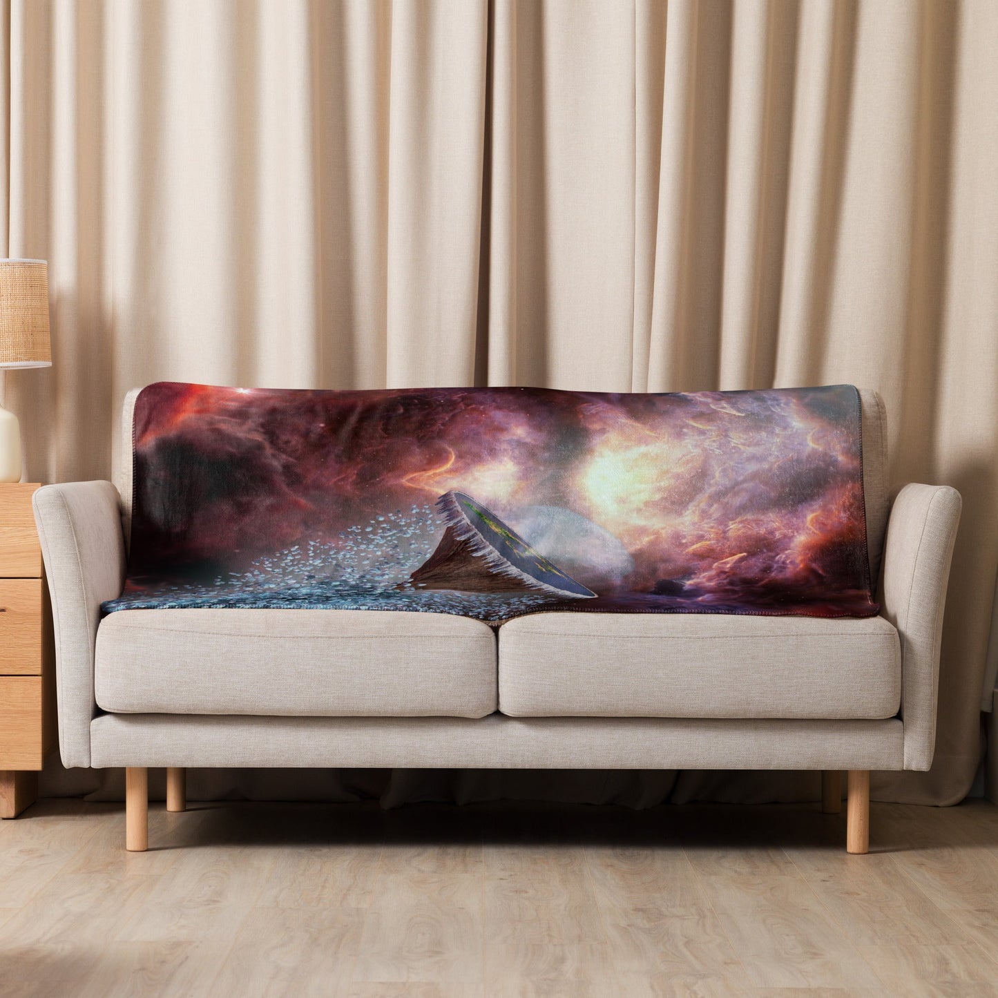 Intergalactic Space Force 2 | Sherpa Blanket - Embrace Cosmic Comfort with ISF 2 - Spectral Ink Shop - -5493828_17483