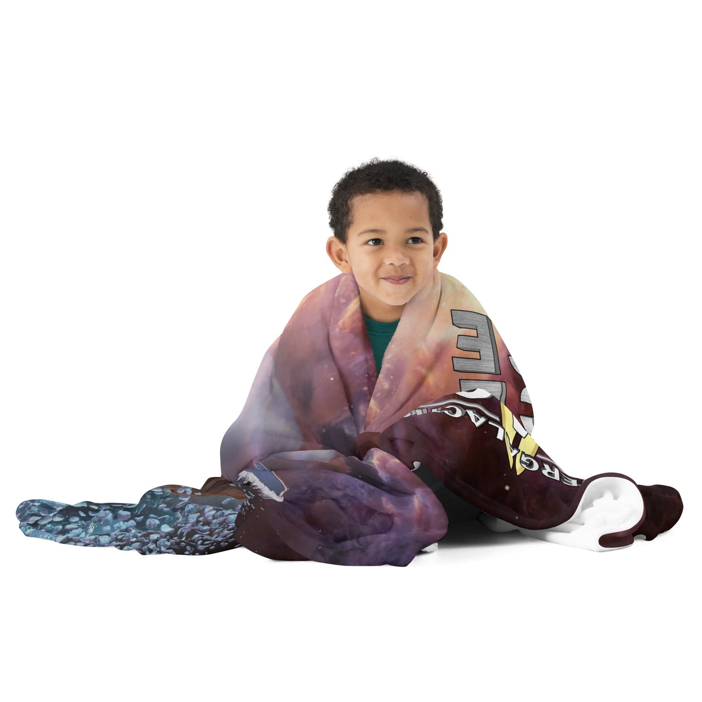 Intergalactic Space Force 2 | The Cherub Threat Throw Blanket - Wrap Yourself in Cosmic Comedy - Spectral Ink Shop - Blanket -3156348_10986
