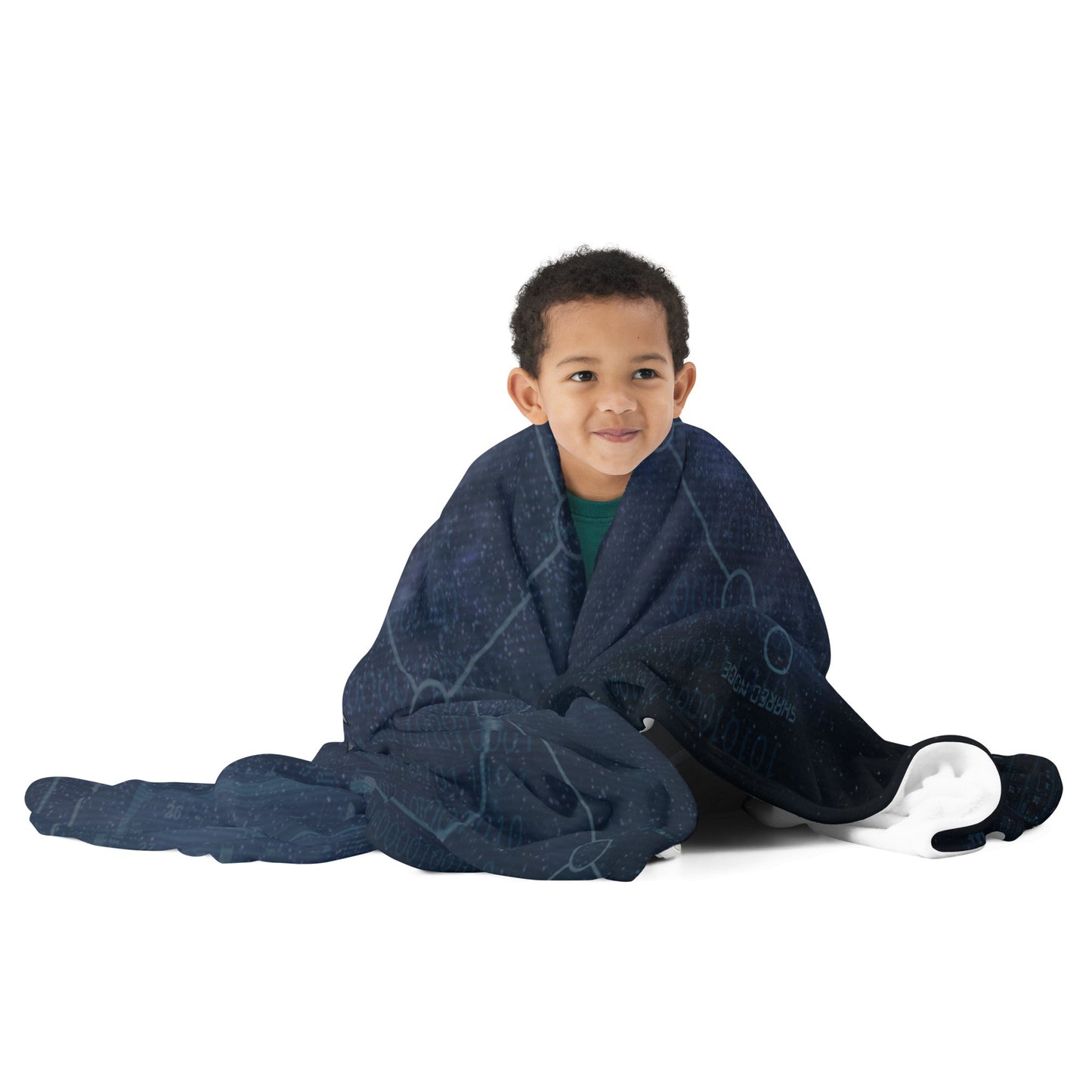 Intergalactic Space Force Throw Blanket - Embrace the Cosmic Comedy - Spectral Ink Shop - Blanket -8332815_10986