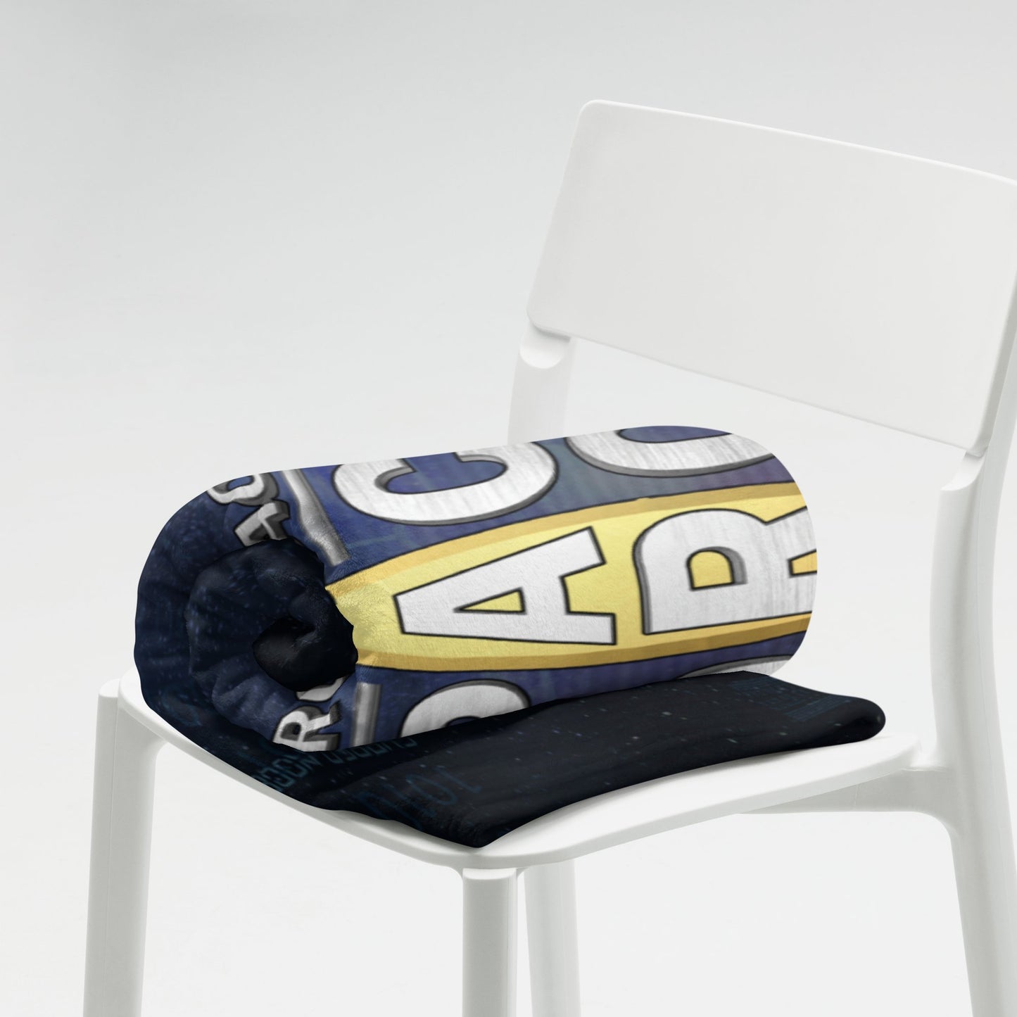 Intergalactic Space Force Throw Blanket - Embrace the Cosmic Comedy - Spectral Ink Shop - Blanket -8332815_10986