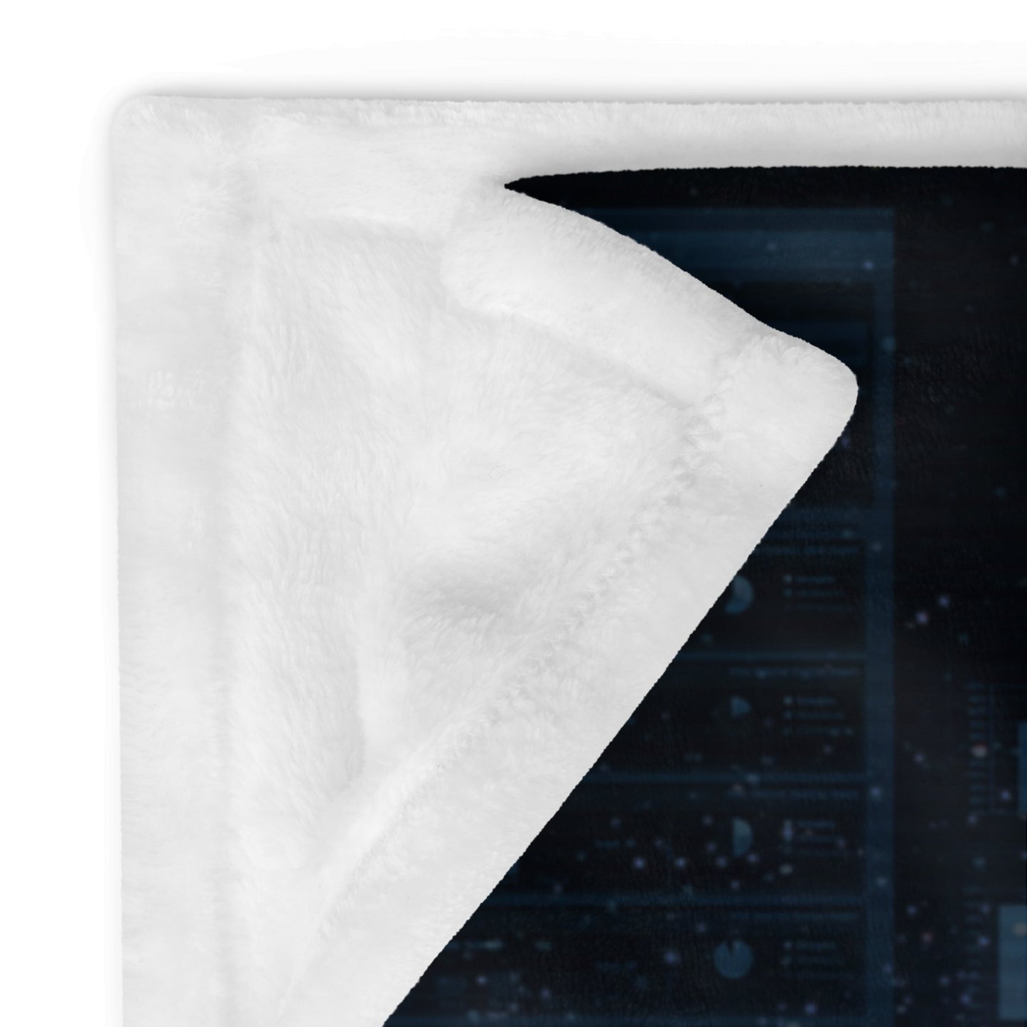 Intergalactic Space Force Throw Blanket - Embrace the Cosmic Comedy - Spectral Ink Shop - Blanket -8332815_10986